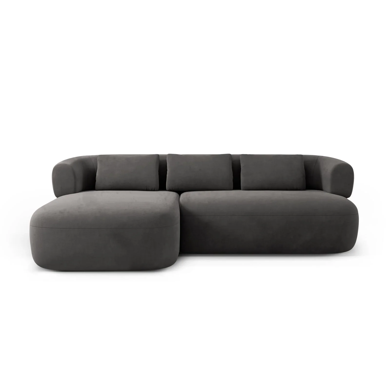 Jenny 5-Sitzer Ecksofa, Linke Seite, aus Samt, Chenille oder Boucle, 225x145 cm - Image 104