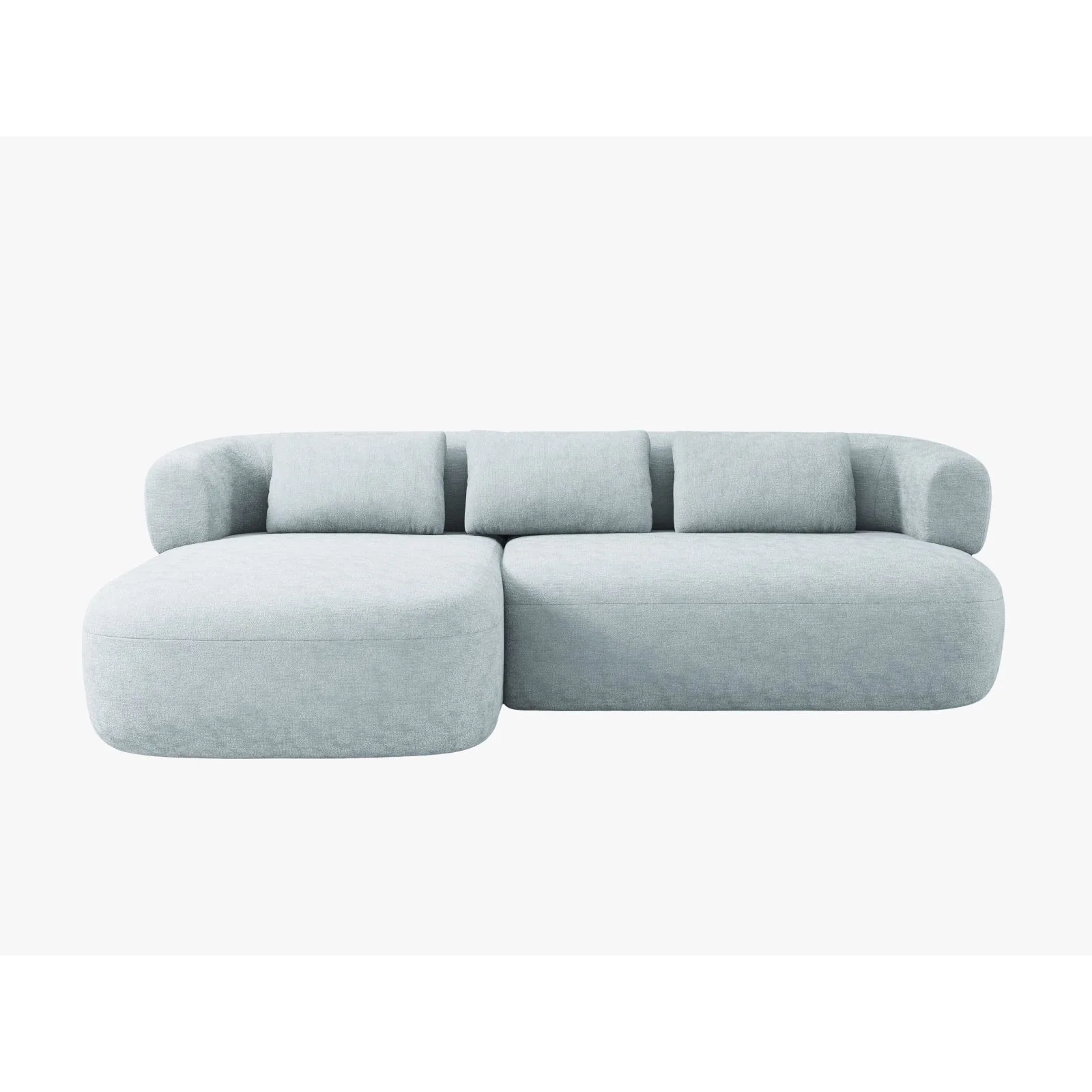 Jenny 5-Sitzer Ecksofa, Linke Seite, aus Samt, Chenille oder Boucle, 225x145 cm - Image 24