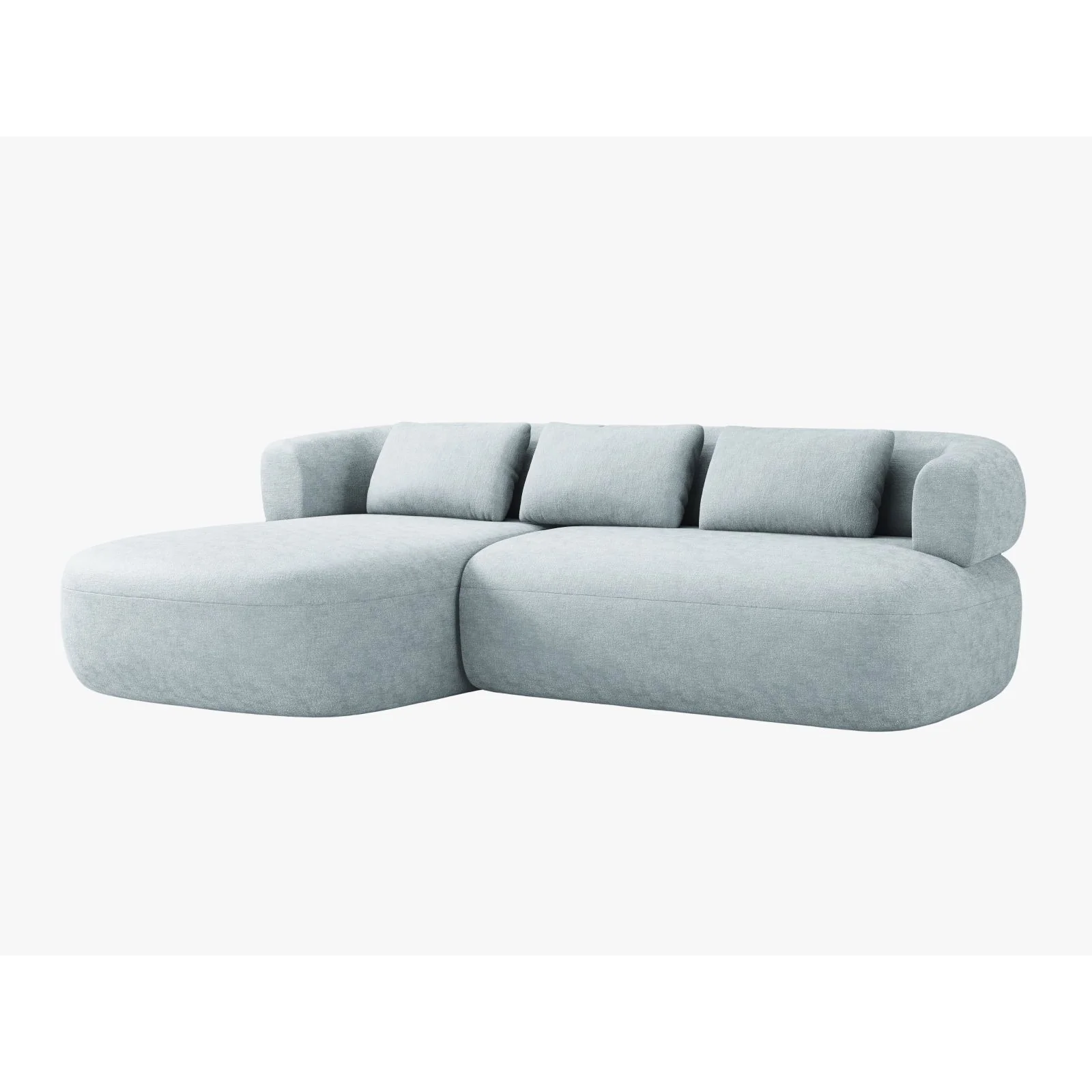 Jenny 5-Sitzer Ecksofa, Linke Seite, aus Samt, Chenille oder Boucle, 225x145 cm - Image 25
