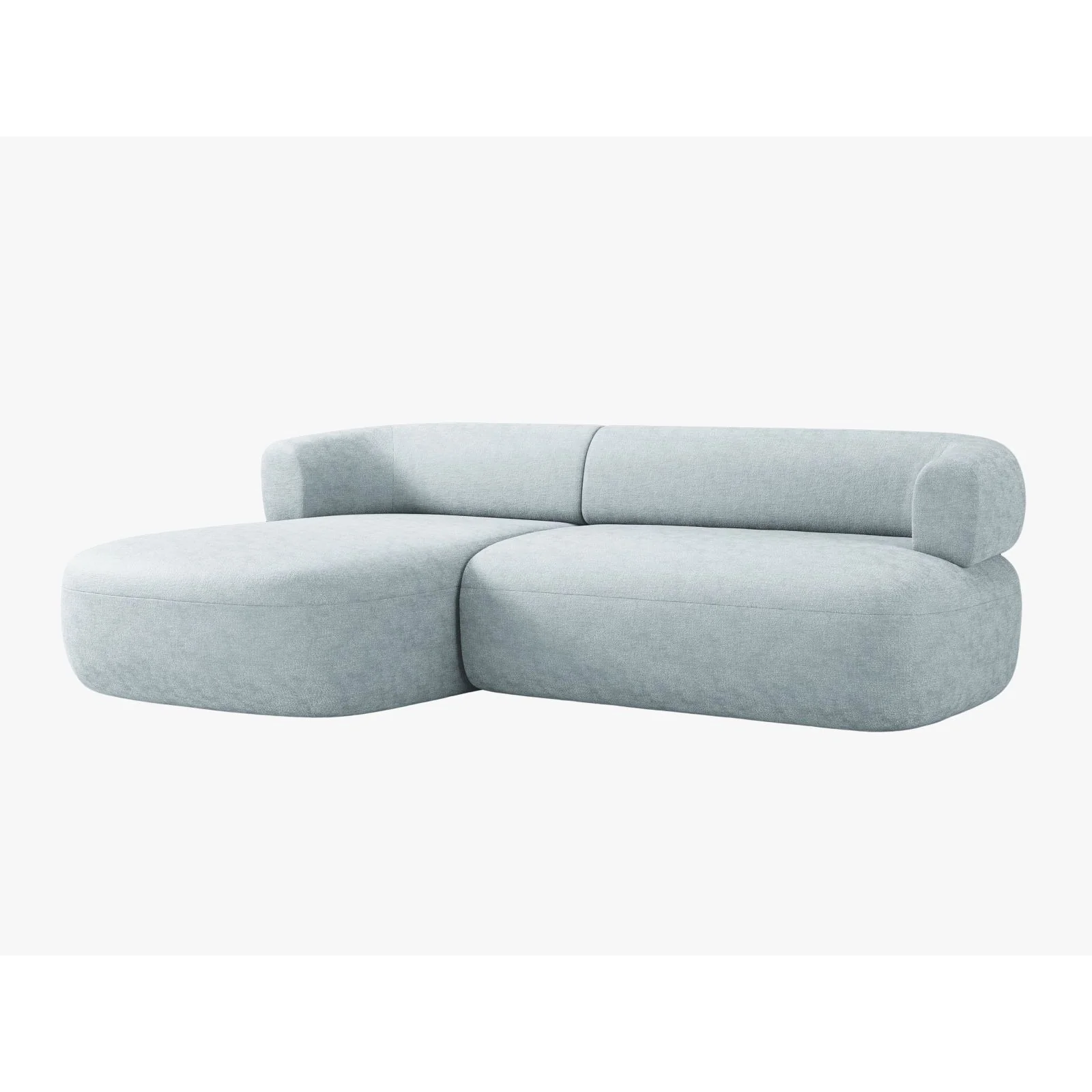 Jenny 5-Sitzer Ecksofa, Linke Seite, aus Samt, Chenille oder Boucle, 225x145 cm - Image 26