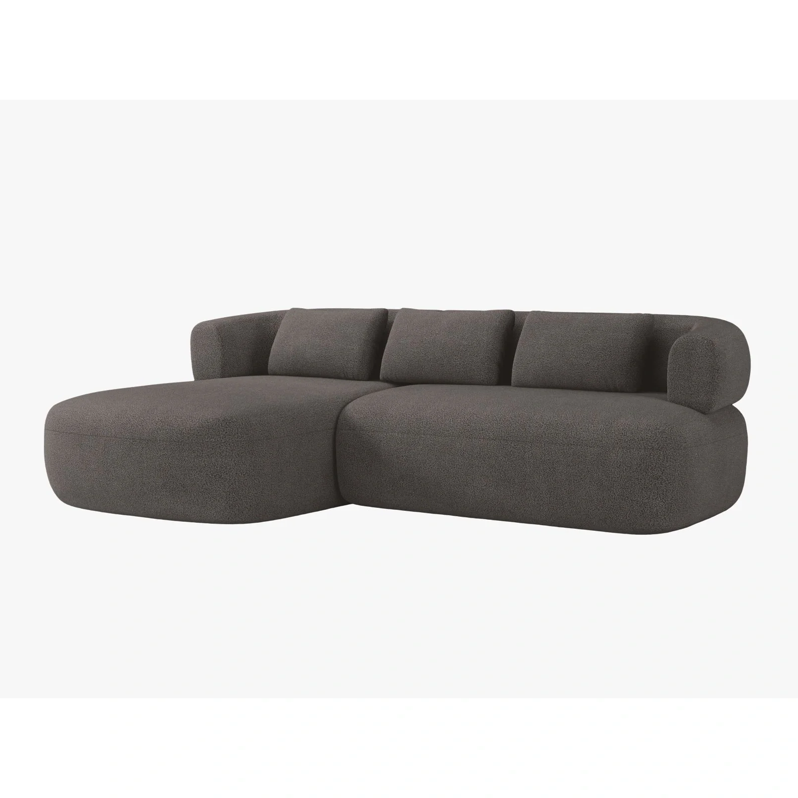 Jenny 5-Sitzer Ecksofa, Linke Seite, aus Samt, Chenille oder Boucle, 225x145 cm - Image 72