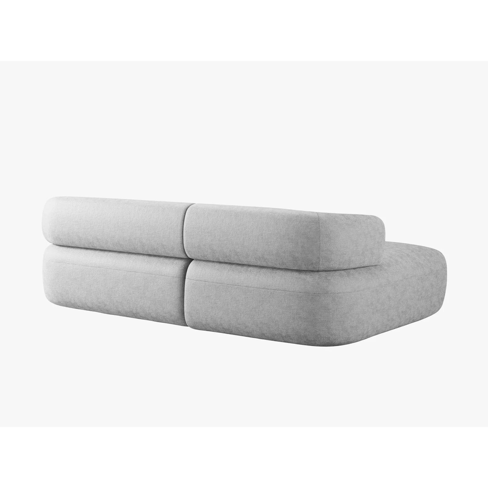 Jenny 5-Sitzer Ecksofa, Linke Seite, aus Samt, Chenille oder Boucle, 225x145 cm - Image 8