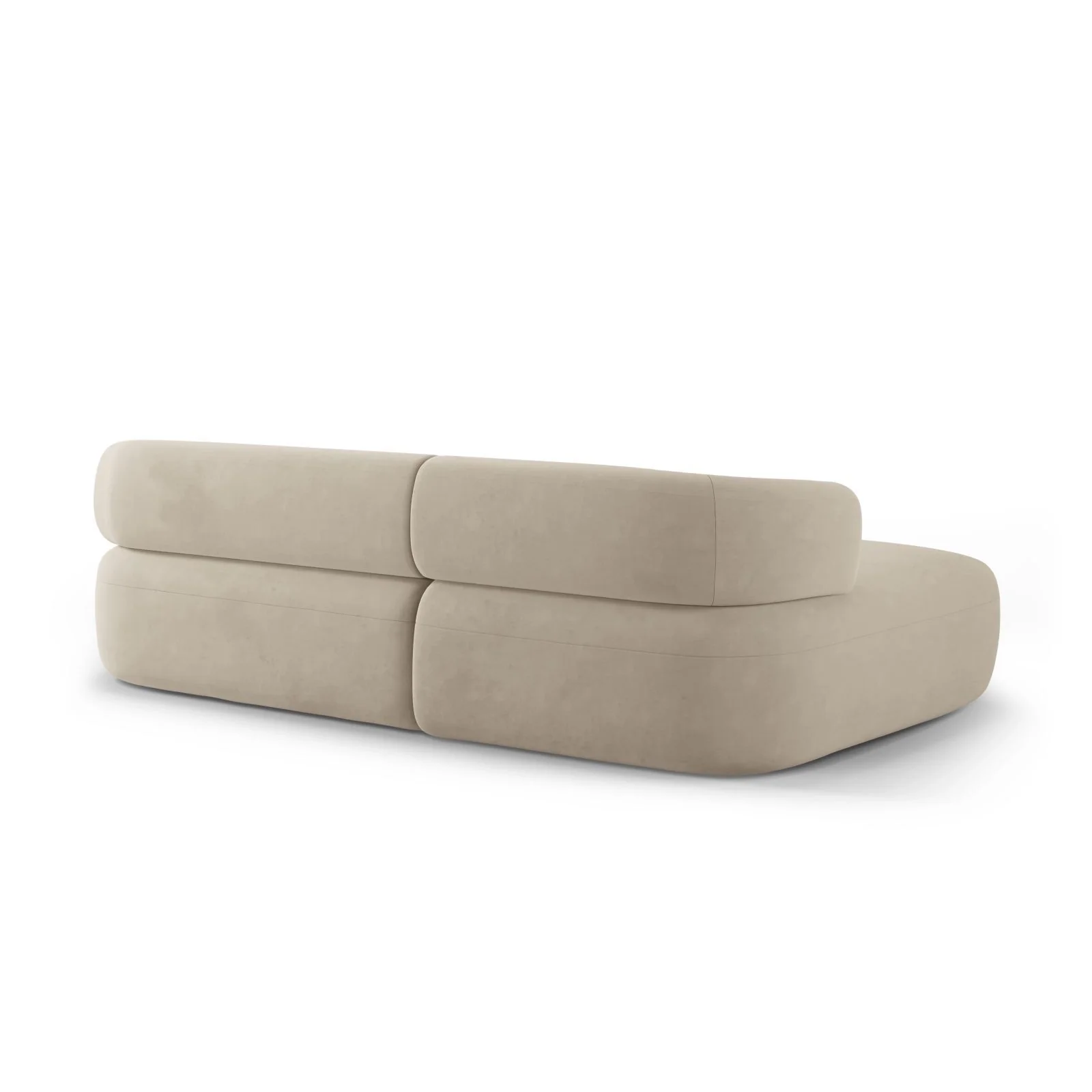 Jenny 5-Sitzer Ecksofa, Linke Seite, aus Samt, Chenille oder Boucle, 225x145 cm - Image 83
