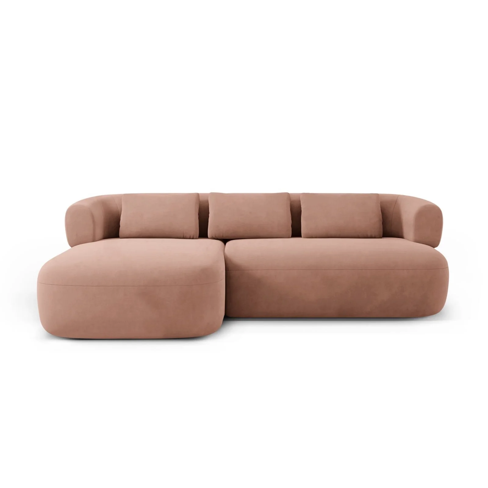 Jenny 5-Sitzer Ecksofa, Linke Seite, aus Samt, Chenille oder Boucle, 225x145 cm - Image 99