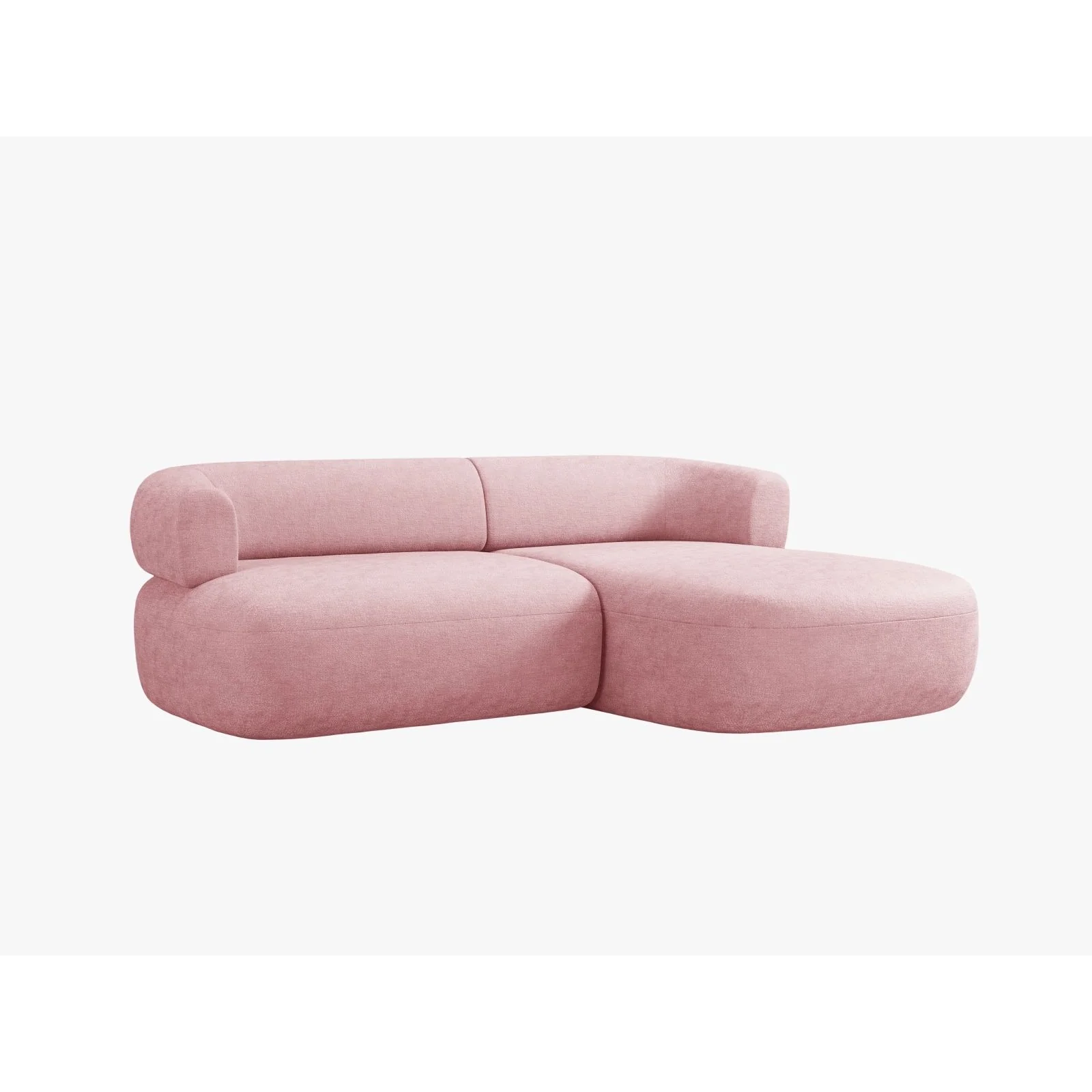 Jenny 5-Sitzer Ecksofa, Rechte Seite, aus Samt, Chenille oder Boucle, 200x145 cm - Image 13