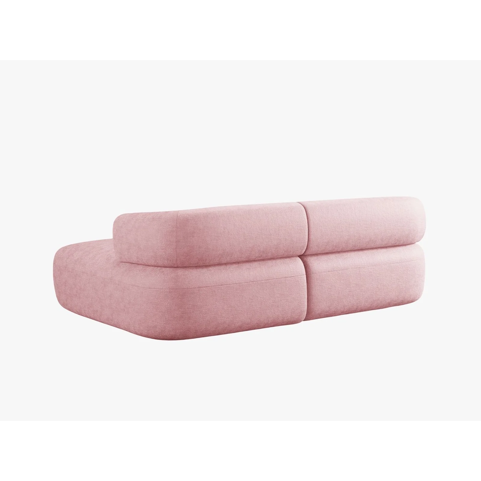 Jenny 5-Sitzer Ecksofa, Rechte Seite, aus Samt, Chenille oder Boucle, 200x145 cm - Image 14