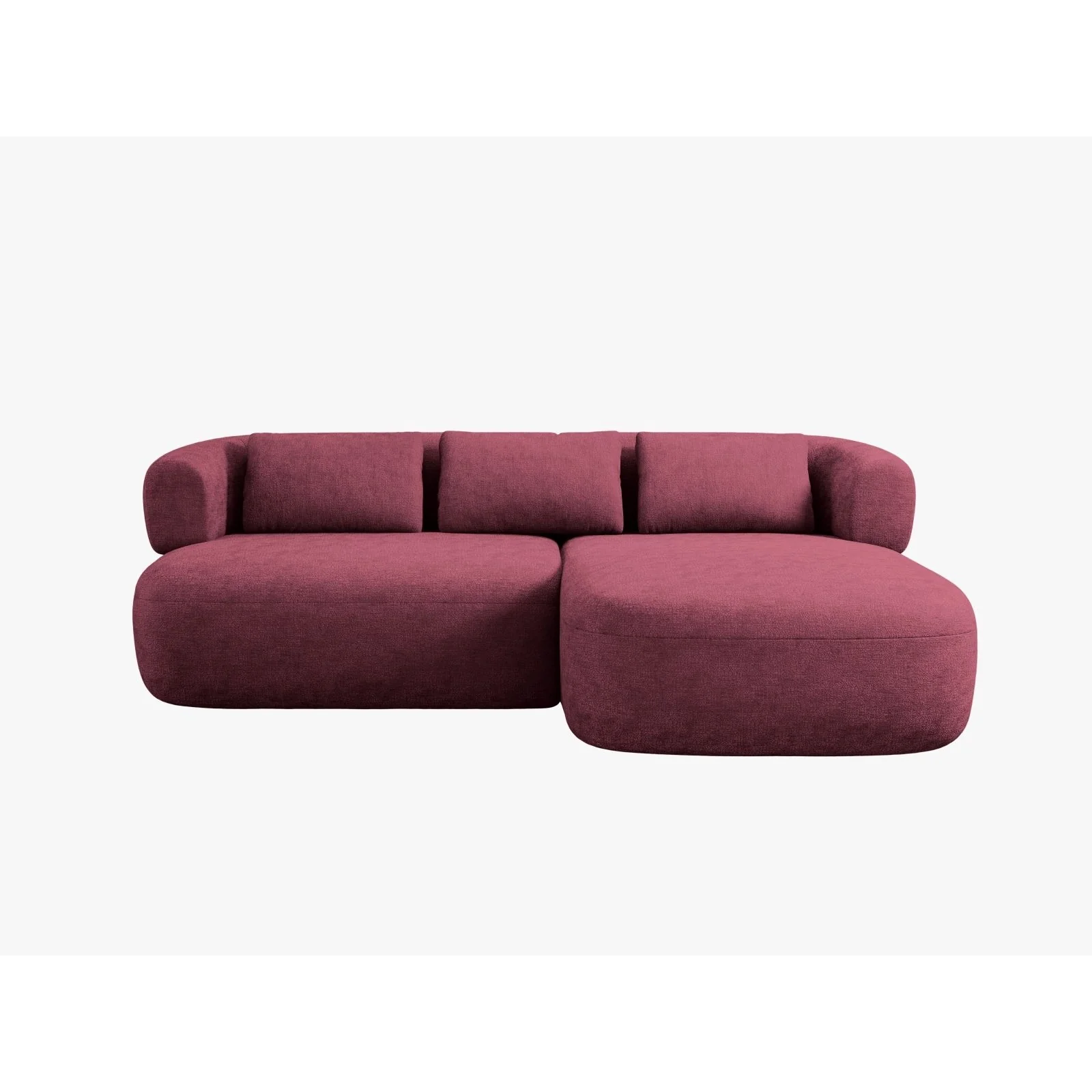 Jenny 5-Sitzer Ecksofa, Rechte Seite, aus Samt, Chenille oder Boucle, 200x145 cm - Image 16