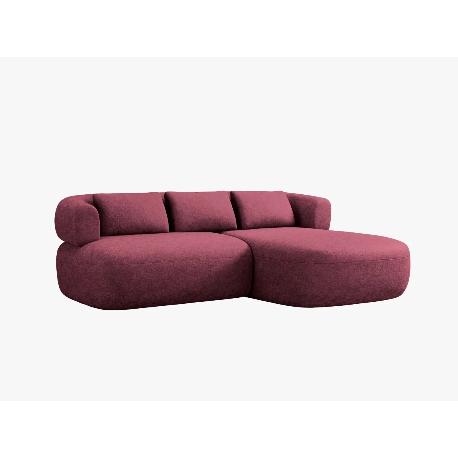 Jenny 5-Sitzer Ecksofa, Rechte Seite, aus Samt, Chenille oder Boucle, 200x145 cm - Image 17