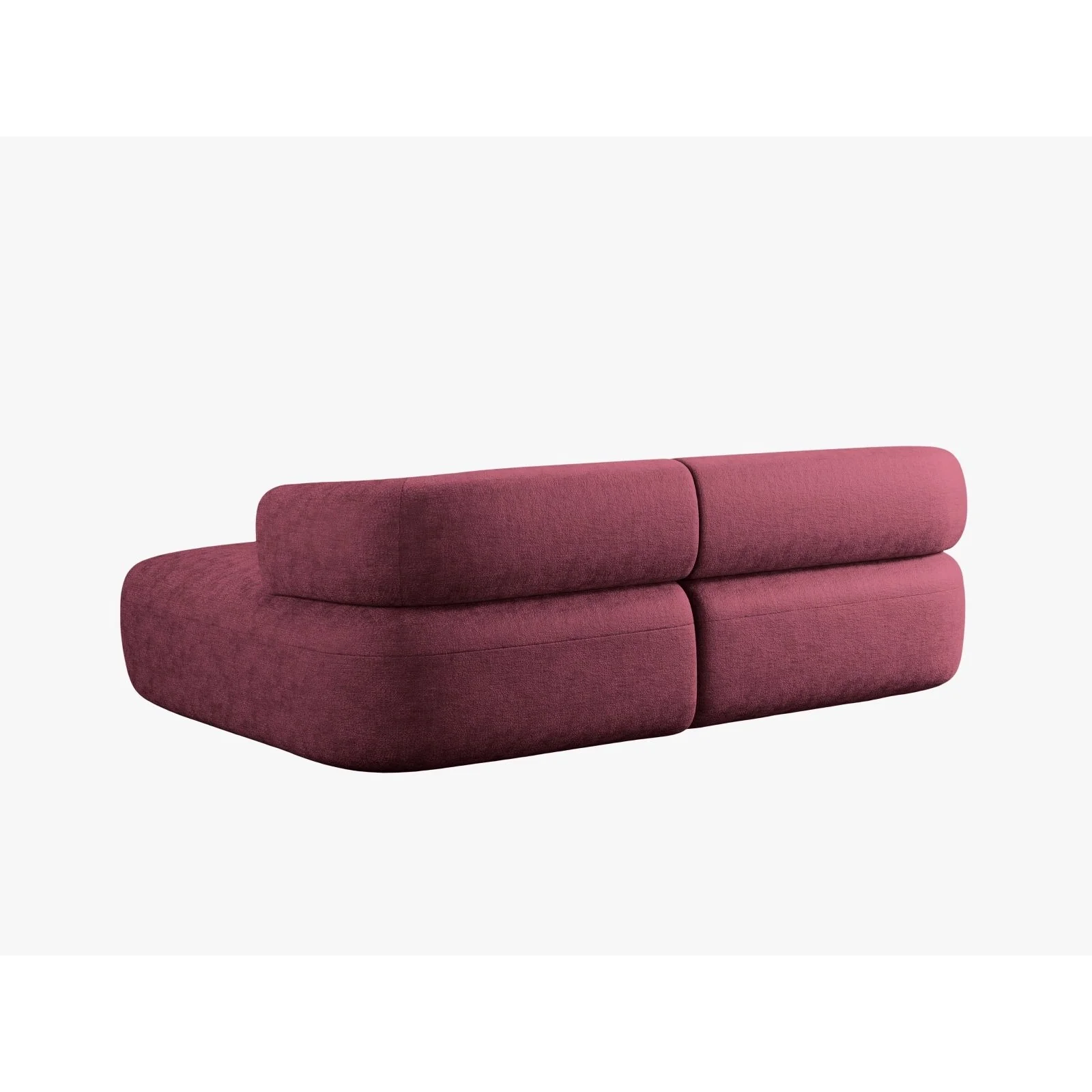 Jenny 5-Sitzer Ecksofa, Rechte Seite, aus Samt, Chenille oder Boucle, 200x145 cm - Image 19