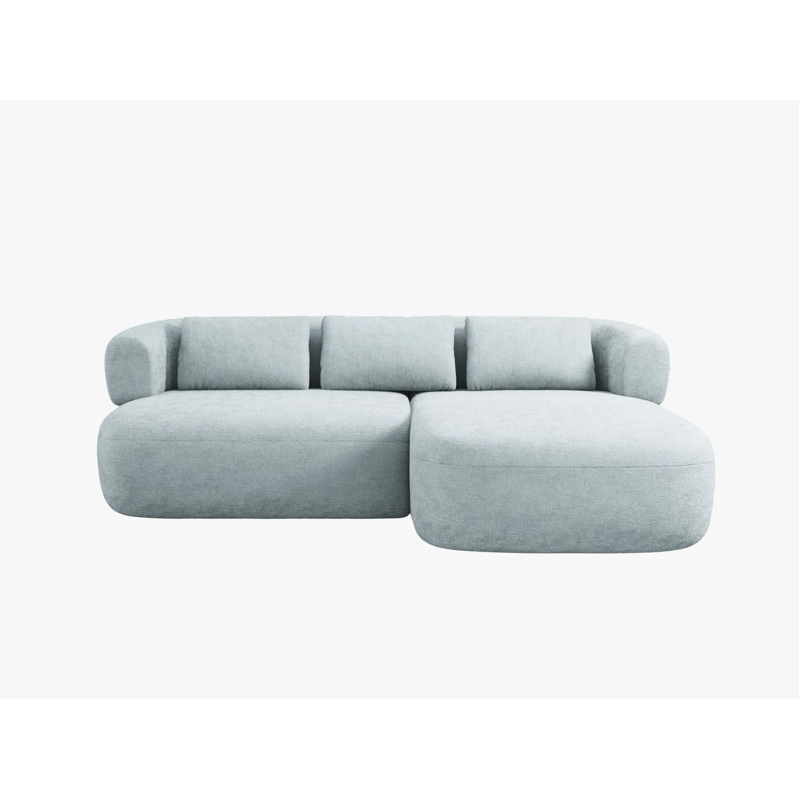 Jenny 5-Sitzer Ecksofa, Rechte Seite, aus Samt, Chenille oder Boucle, 200x145 cm - Image 23