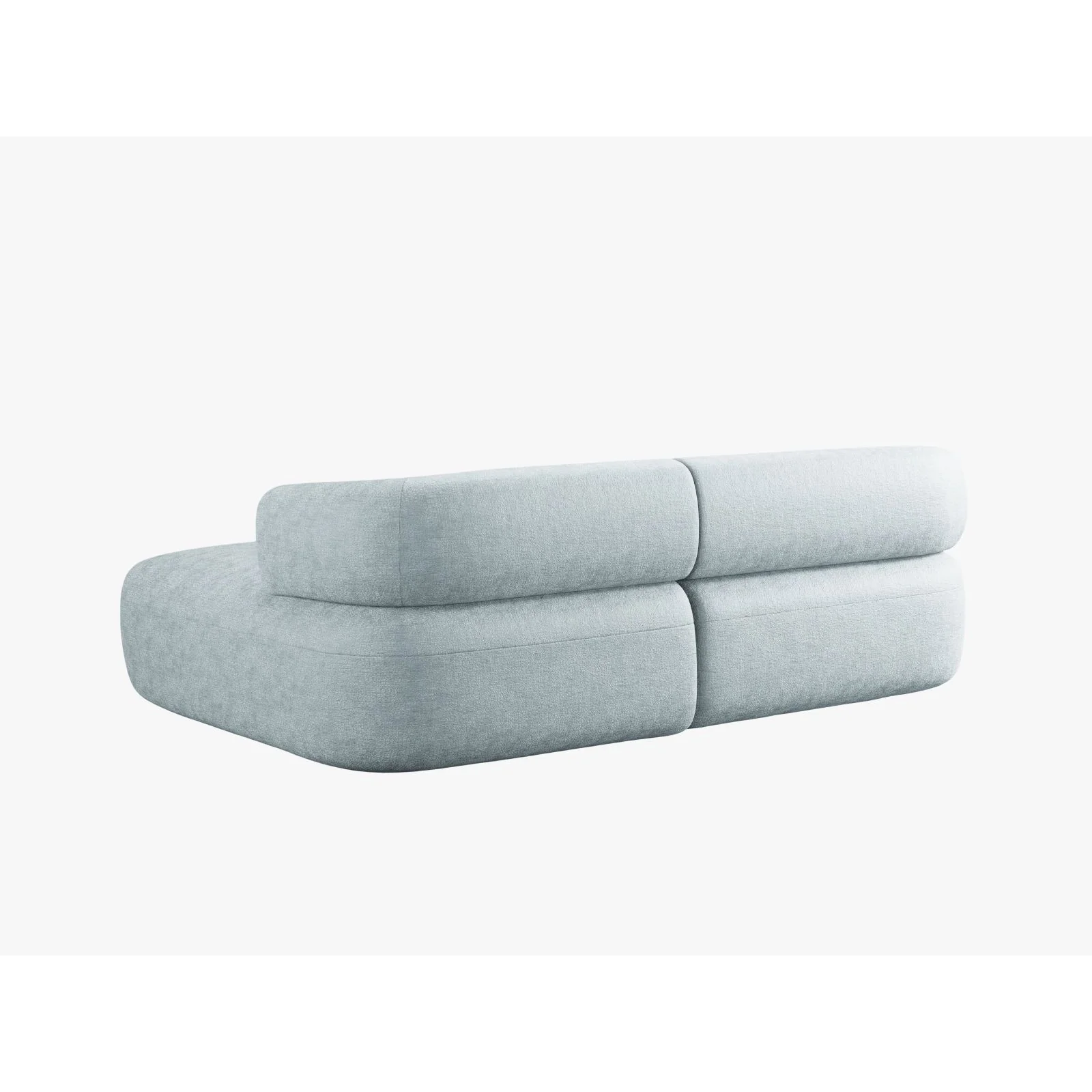 Jenny 5-Sitzer Ecksofa, Rechte Seite, aus Samt, Chenille oder Boucle, 200x145 cm - Image 25