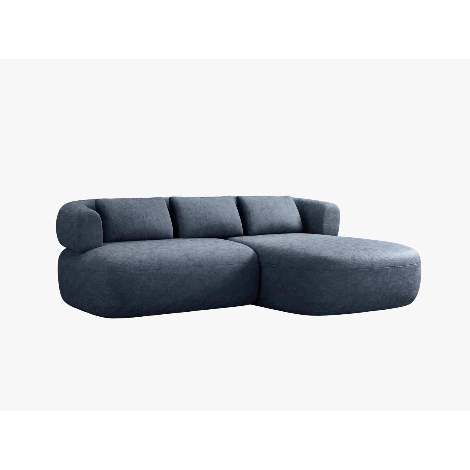 Jenny 5-Sitzer Ecksofa, Rechte Seite, aus Samt, Chenille oder Boucle, 200x145 cm - Image 27