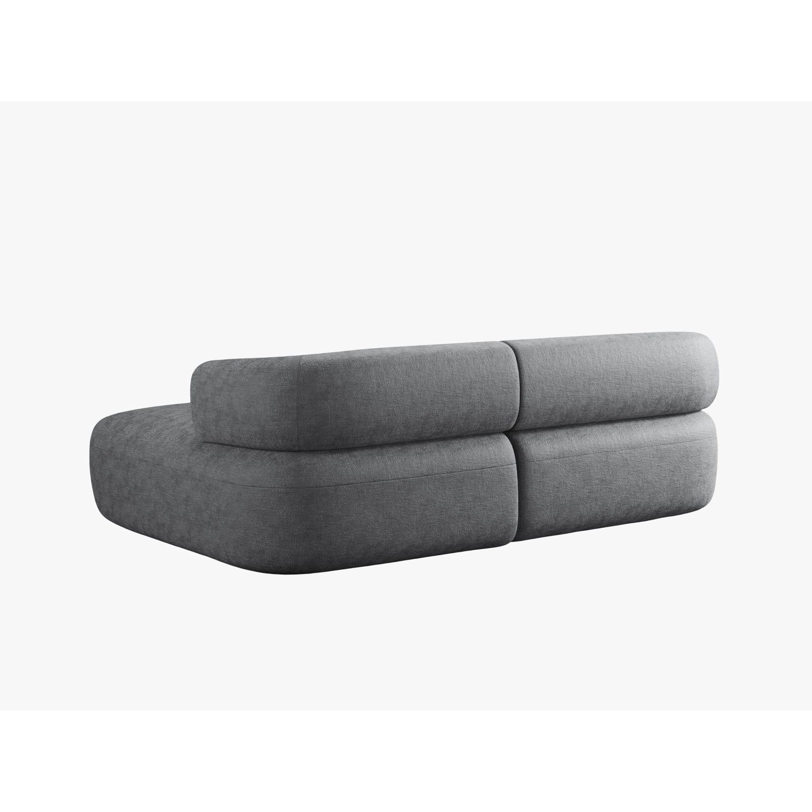 Jenny 5-Sitzer Ecksofa, Rechte Seite, aus Samt, Chenille oder Boucle, 200x145 cm - Image 31