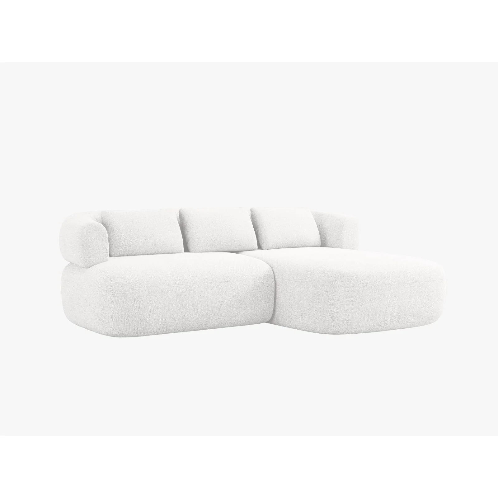 Jenny 5-Sitzer Ecksofa, Rechte Seite, aus Samt, Chenille oder Boucle, 200x145 cm - Image 34