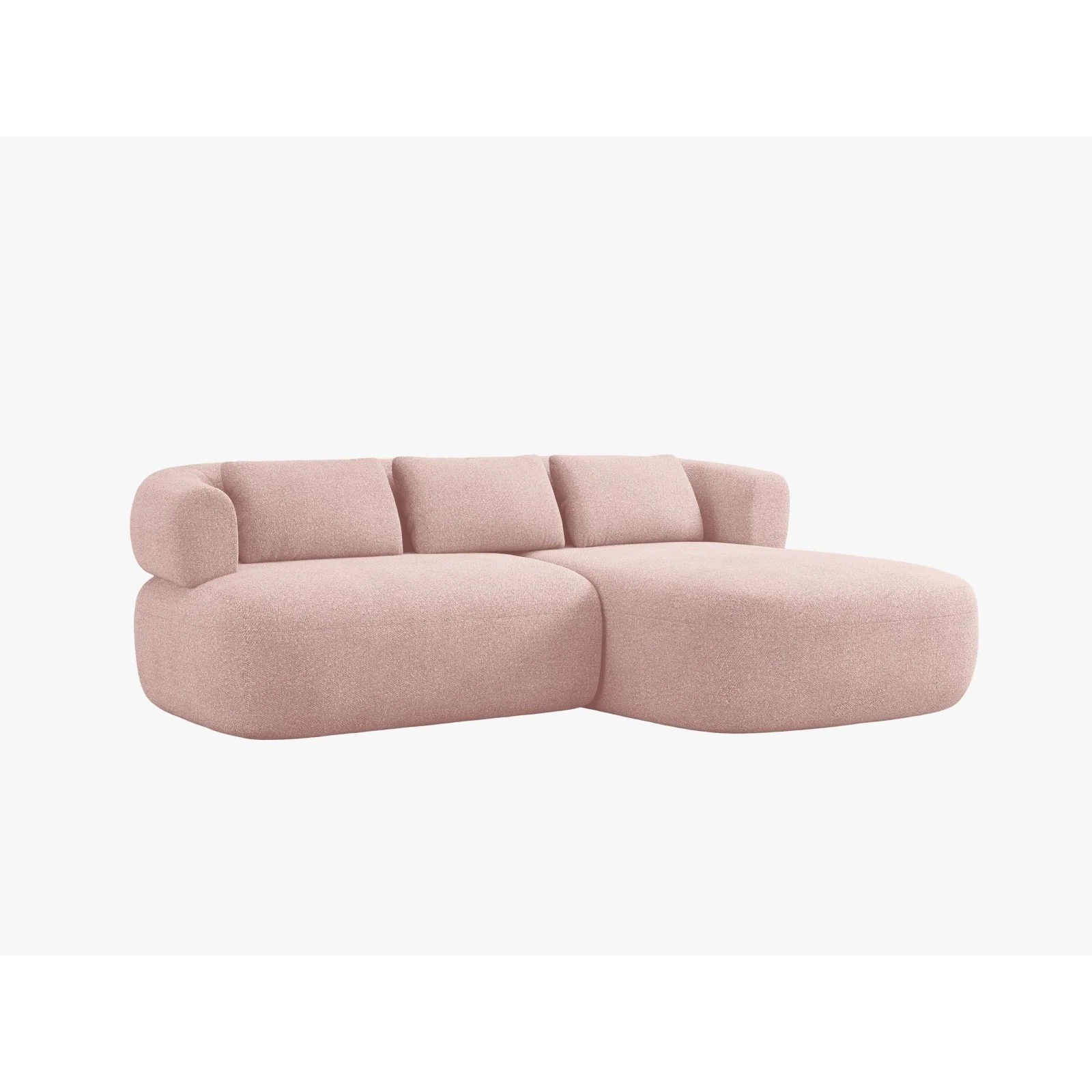 Jenny 5-Sitzer Ecksofa, Rechte Seite, aus Samt, Chenille oder Boucle, 200x145 cm - Image 38
