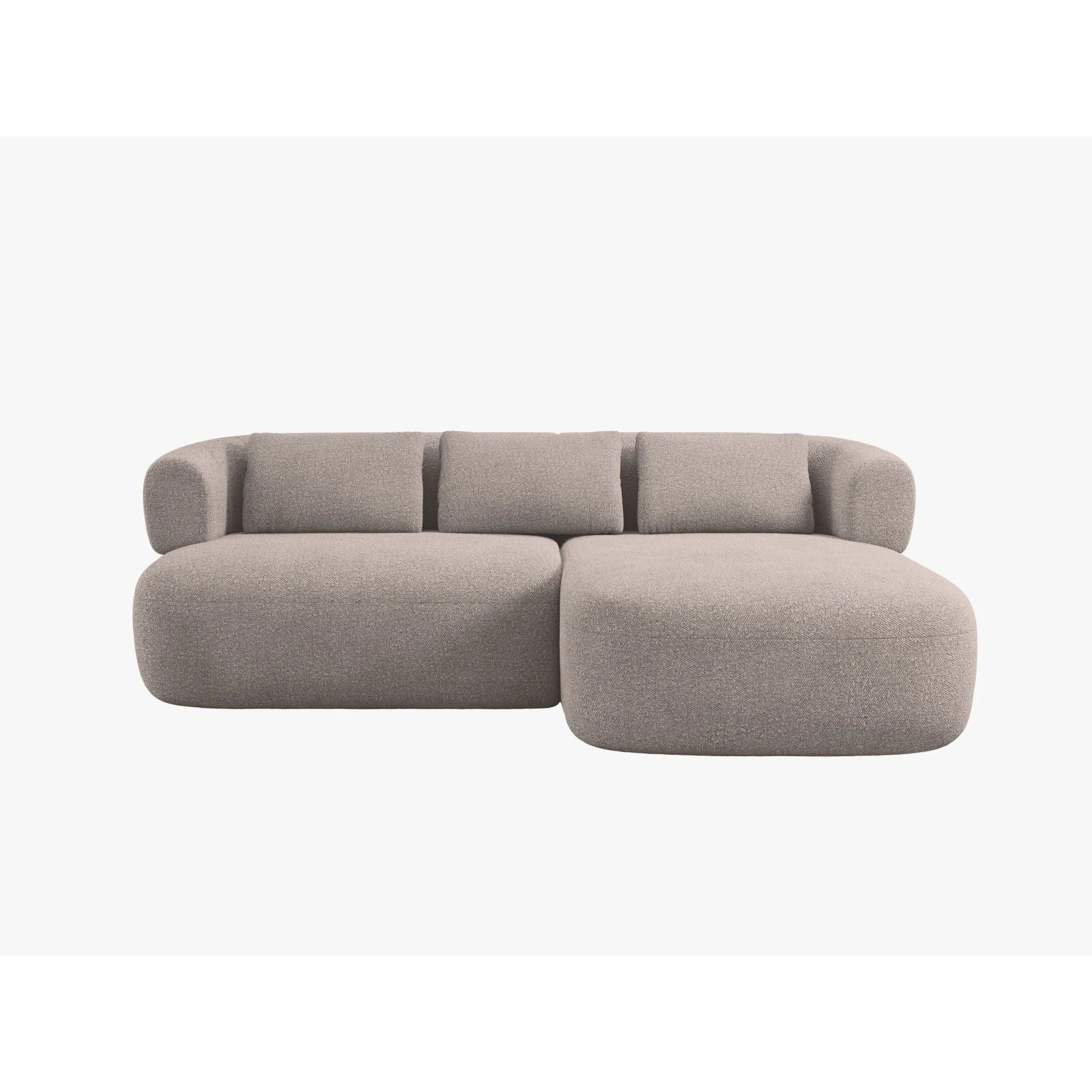 Jenny 5-Sitzer Ecksofa, Rechte Seite, aus Samt, Chenille oder Boucle, 200x145 cm - Image 43