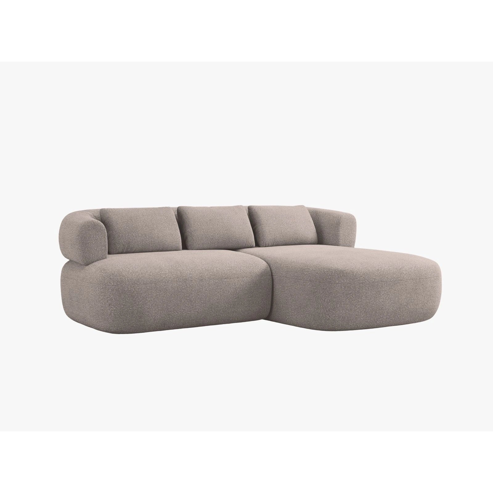 Jenny 5-Sitzer Ecksofa, Rechte Seite, aus Samt, Chenille oder Boucle, 200x145 cm - Image 44