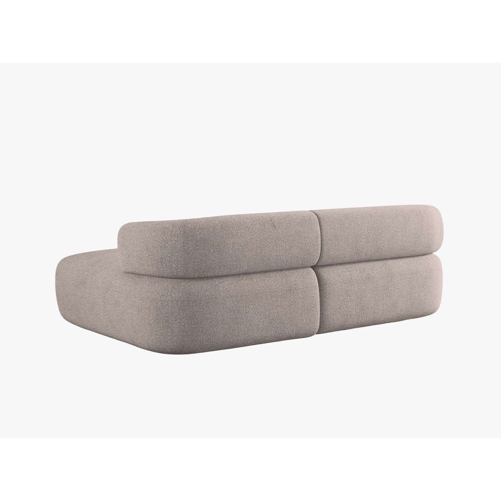 Jenny 5-Sitzer Ecksofa, Rechte Seite, aus Samt, Chenille oder Boucle, 200x145 cm - Image 46
