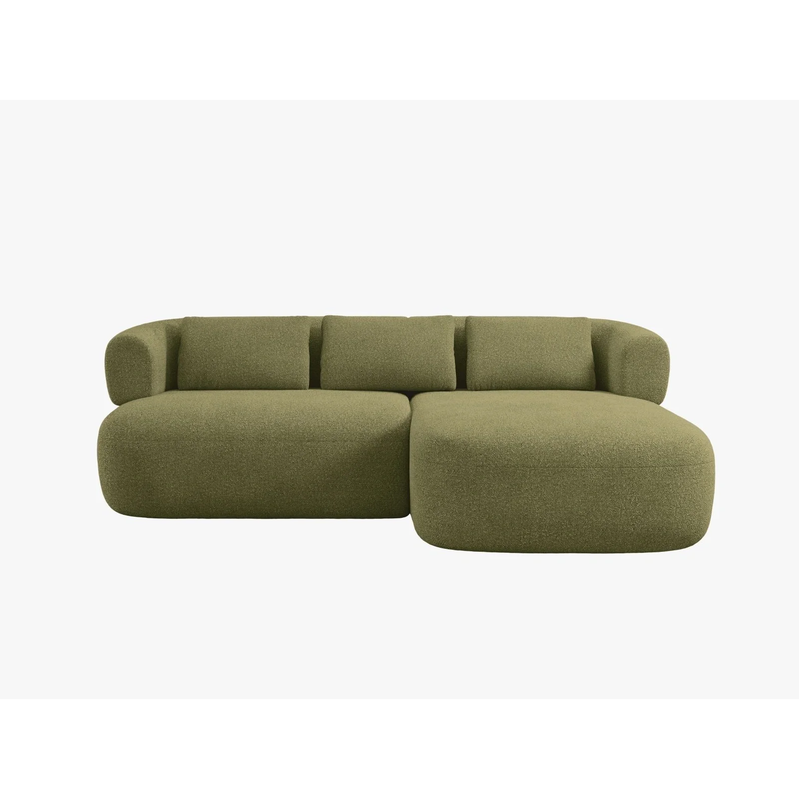Jenny 5-Sitzer Ecksofa, Rechte Seite, aus Samt, Chenille oder Boucle, 200x145 cm - Image 48