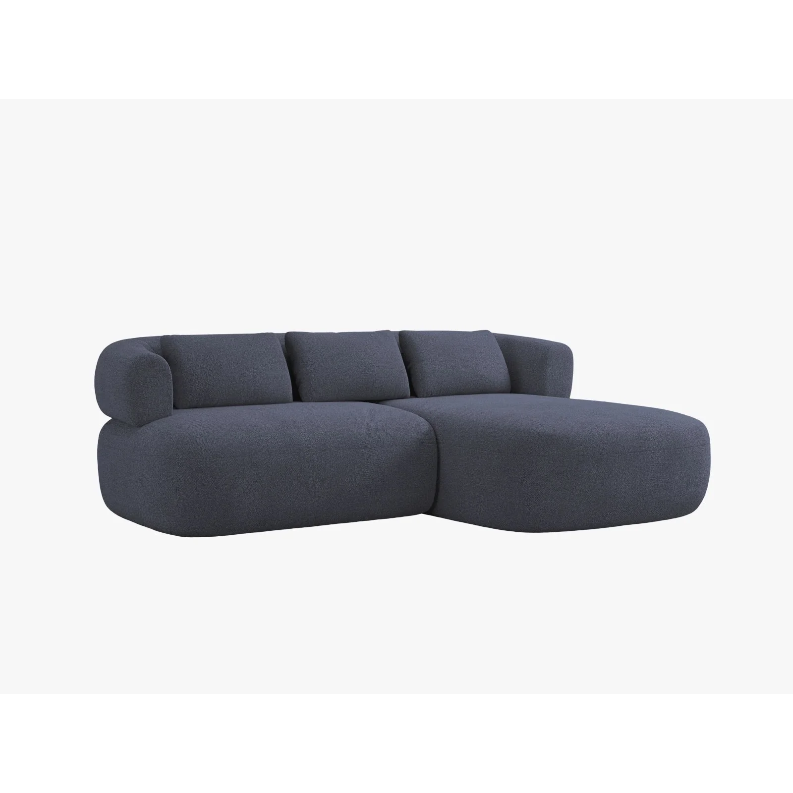 Jenny 5-Sitzer Ecksofa, Rechte Seite, aus Samt, Chenille oder Boucle, 200x145 cm - Image 54