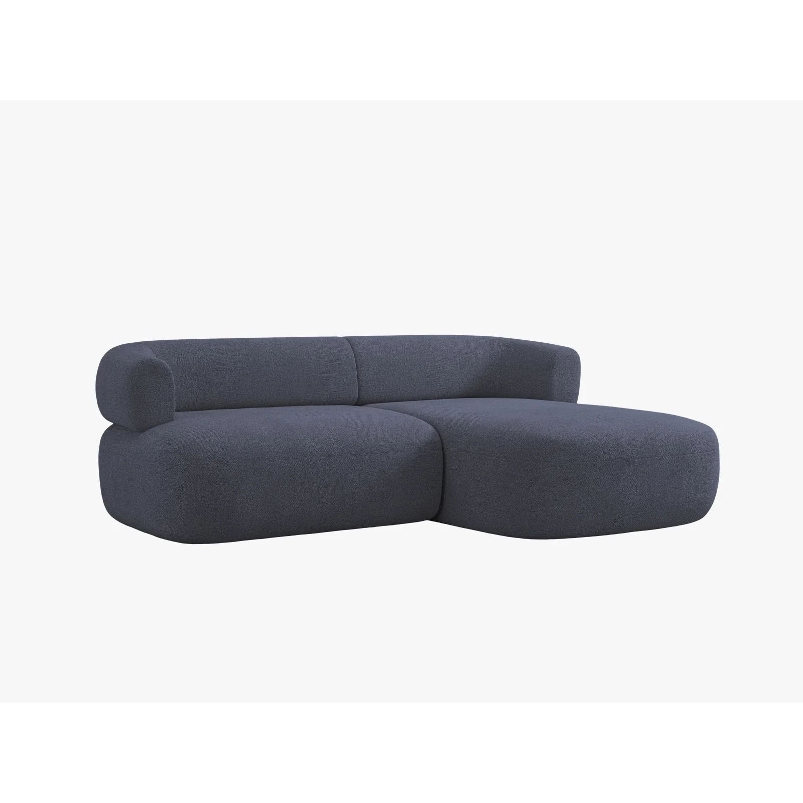 Jenny 5-Sitzer Ecksofa, Rechte Seite, aus Samt, Chenille oder Boucle, 200x145 cm - Image 55