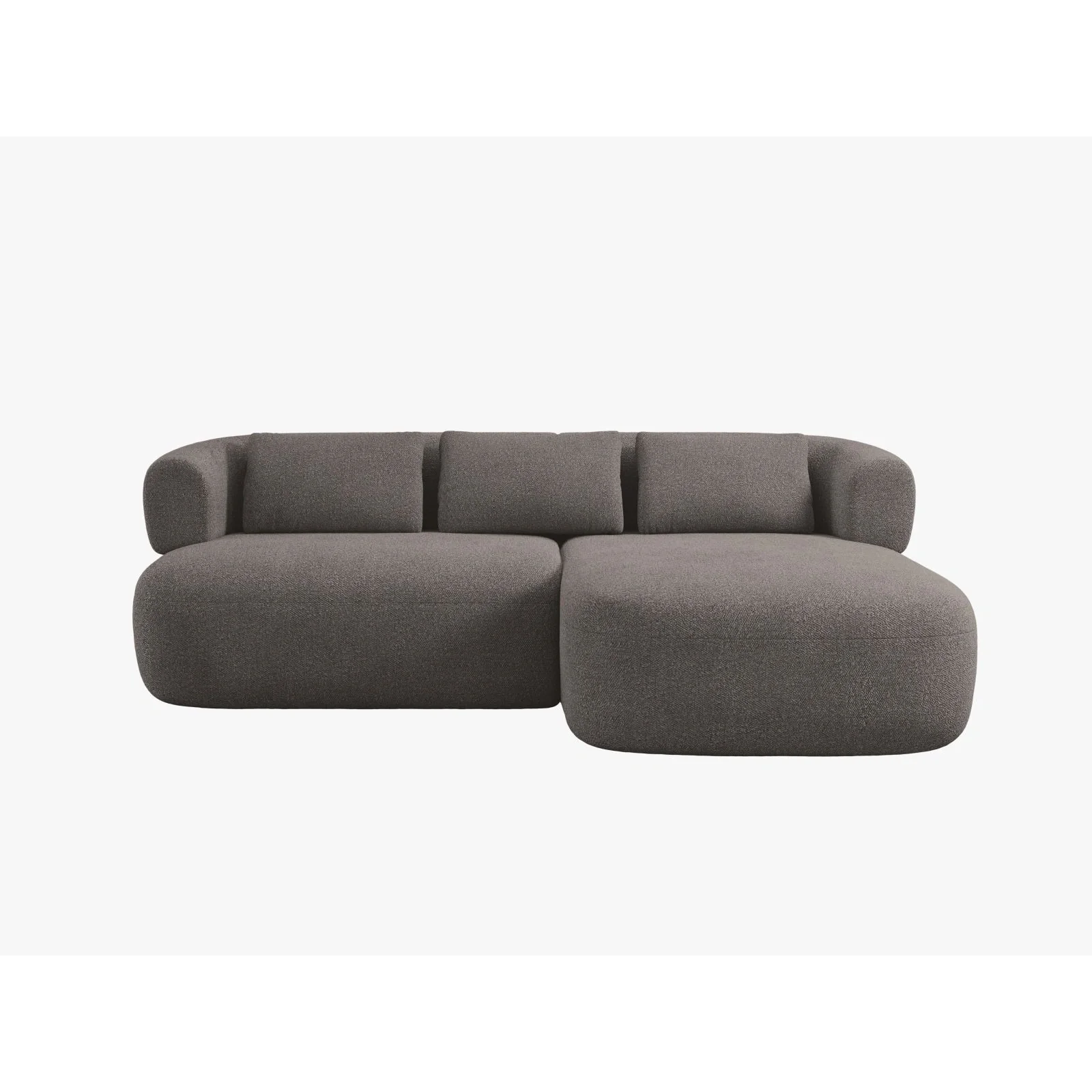 Jenny 5-Sitzer Ecksofa, Rechte Seite, aus Samt, Chenille oder Boucle, 200x145 cm - Image 62