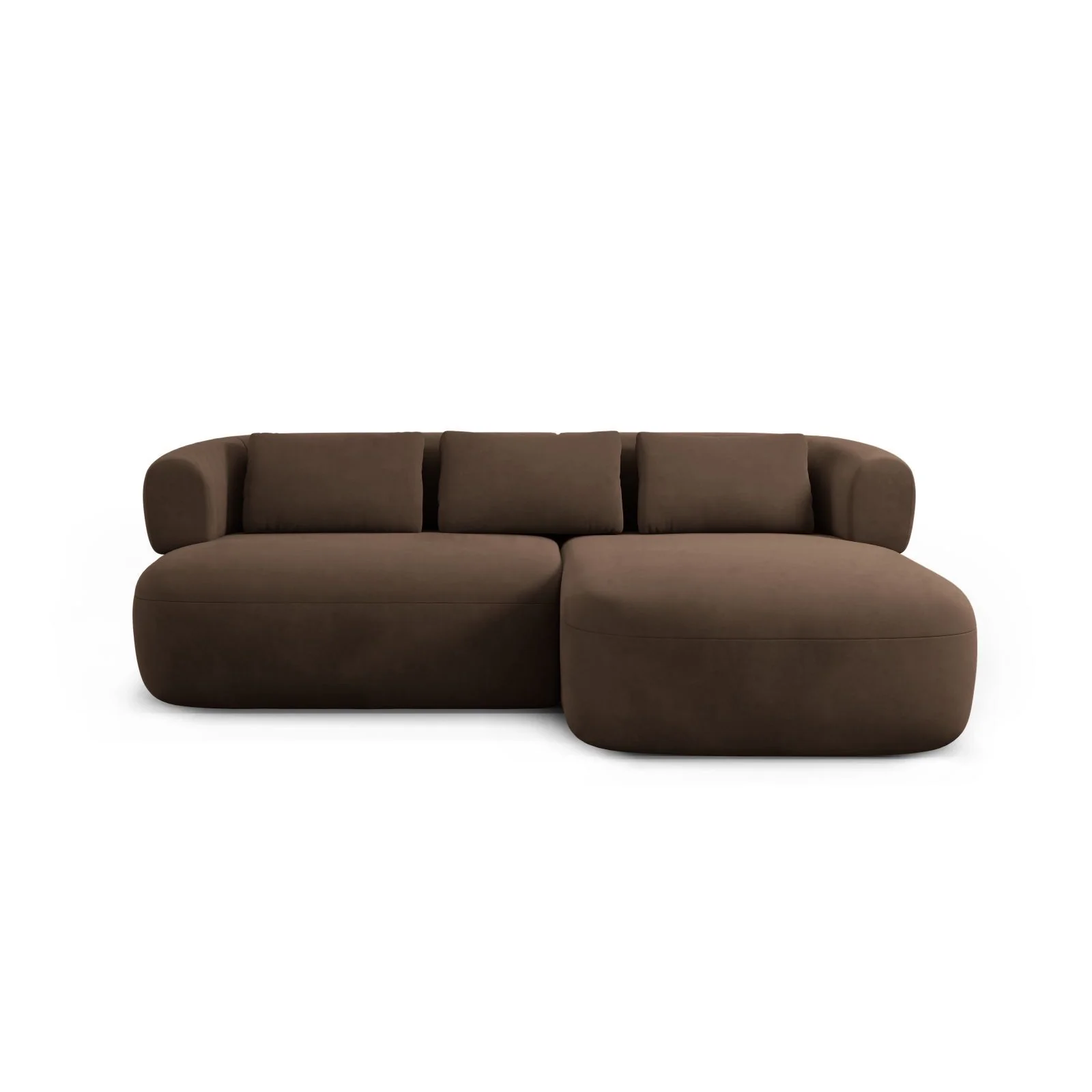 Jenny 5-Sitzer Ecksofa, Rechte Seite, aus Samt, Chenille oder Boucle, 200x145 cm - Image 77