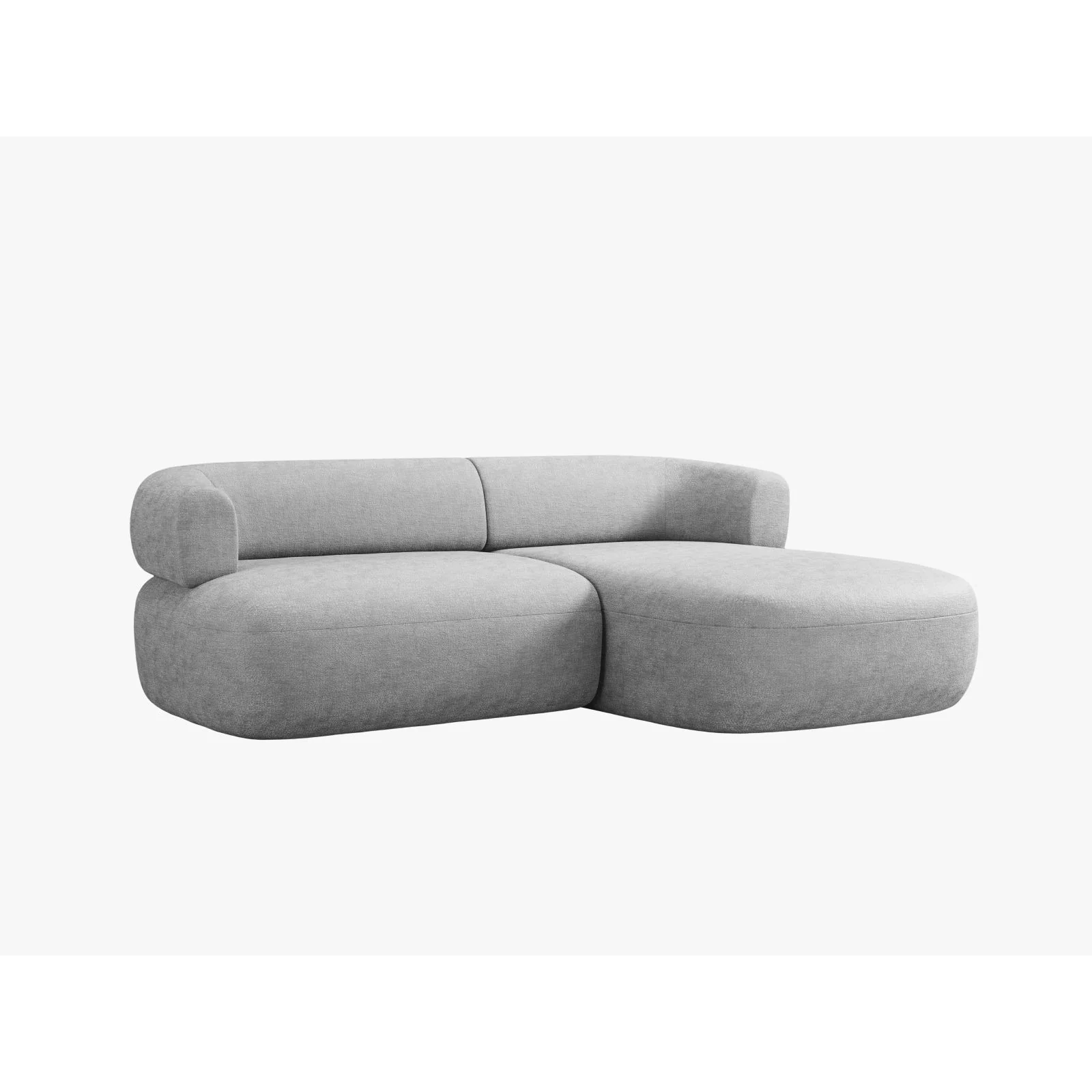Jenny 5-Sitzer Ecksofa, Rechte Seite, aus Samt, Chenille oder Boucle, 200x145 cm - Image 8