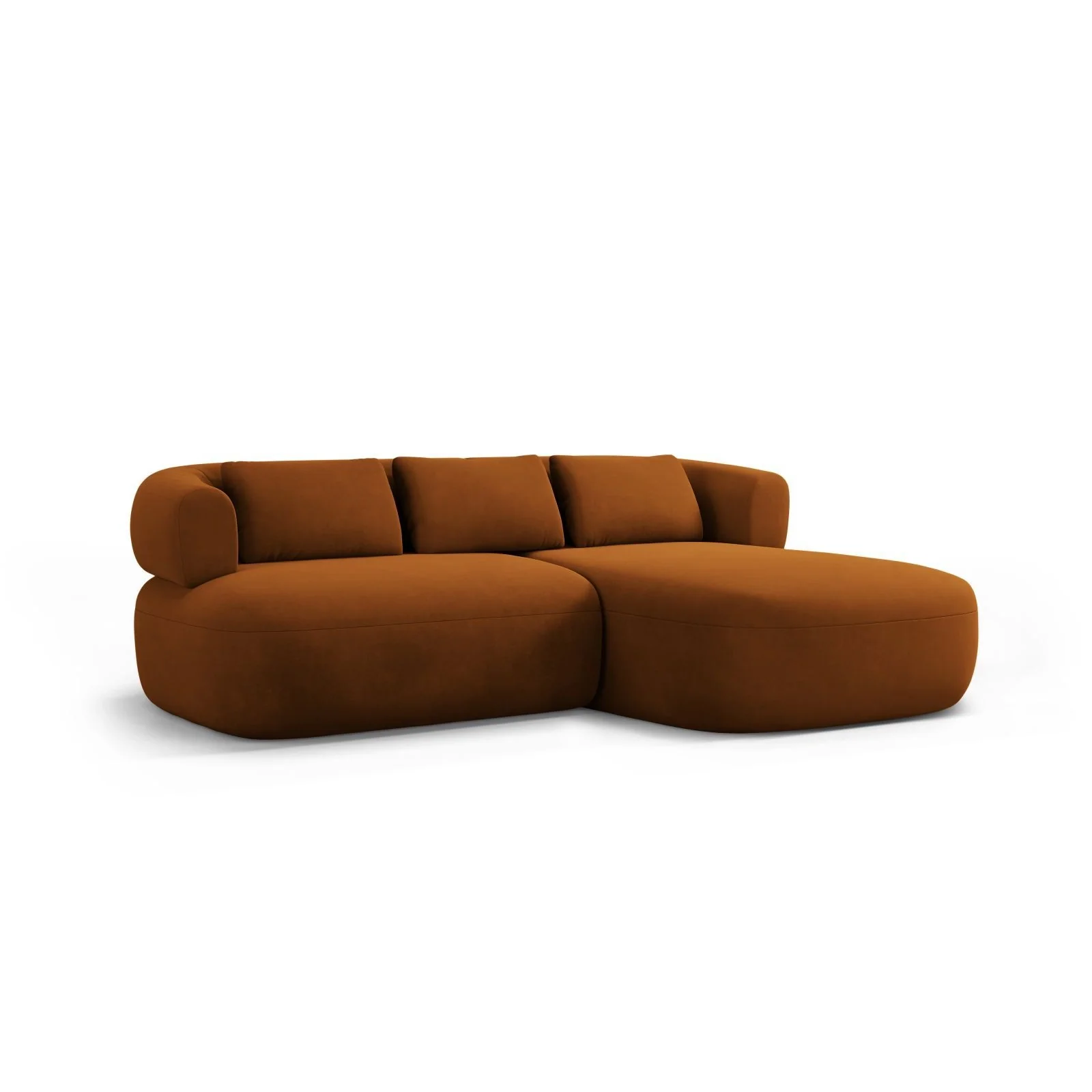 Jenny 5-Sitzer Ecksofa, Rechte Seite, aus Samt, Chenille oder Boucle, 200x145 cm - Image 83