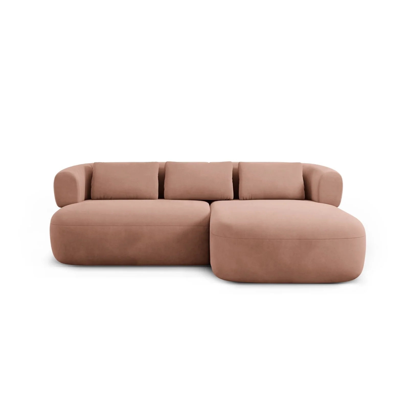 Jenny 5-Sitzer Ecksofa, Rechte Seite, aus Samt, Chenille oder Boucle, 200x145 cm - Image 87