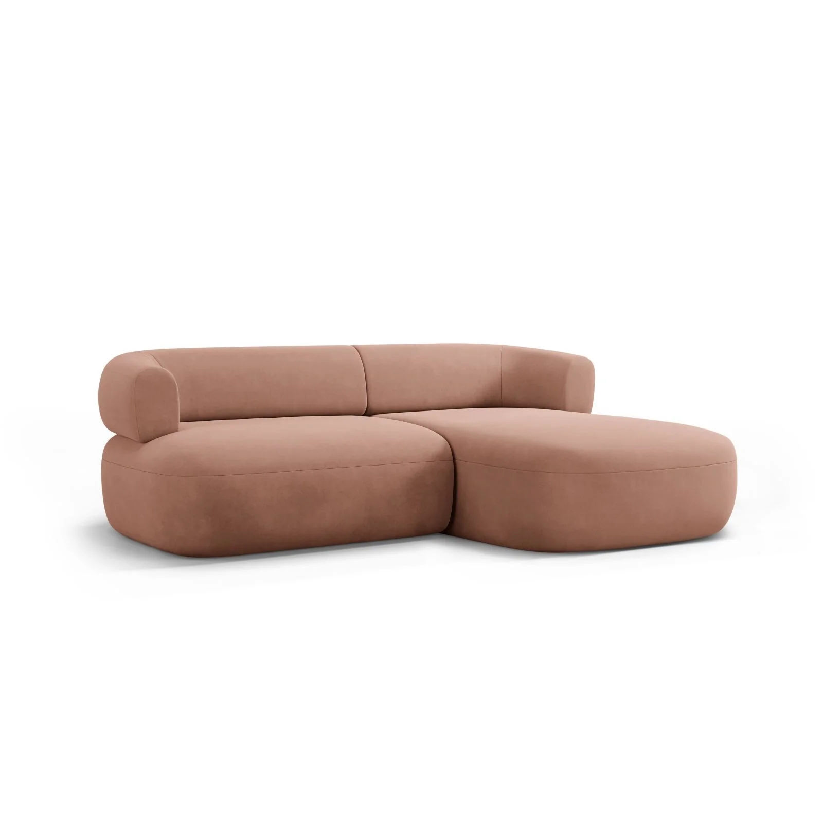 Jenny 5-Sitzer Ecksofa, Rechte Seite, aus Samt, Chenille oder Boucle, 200x145 cm - Image 89