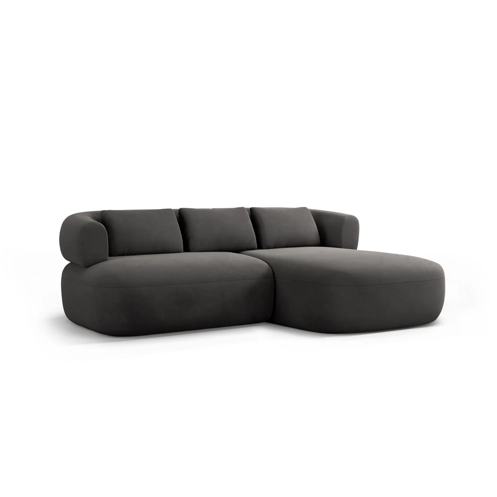 Jenny 5-Sitzer Ecksofa, Rechte Seite, aus Samt, Chenille oder Boucle, 200x145 cm - Image 93