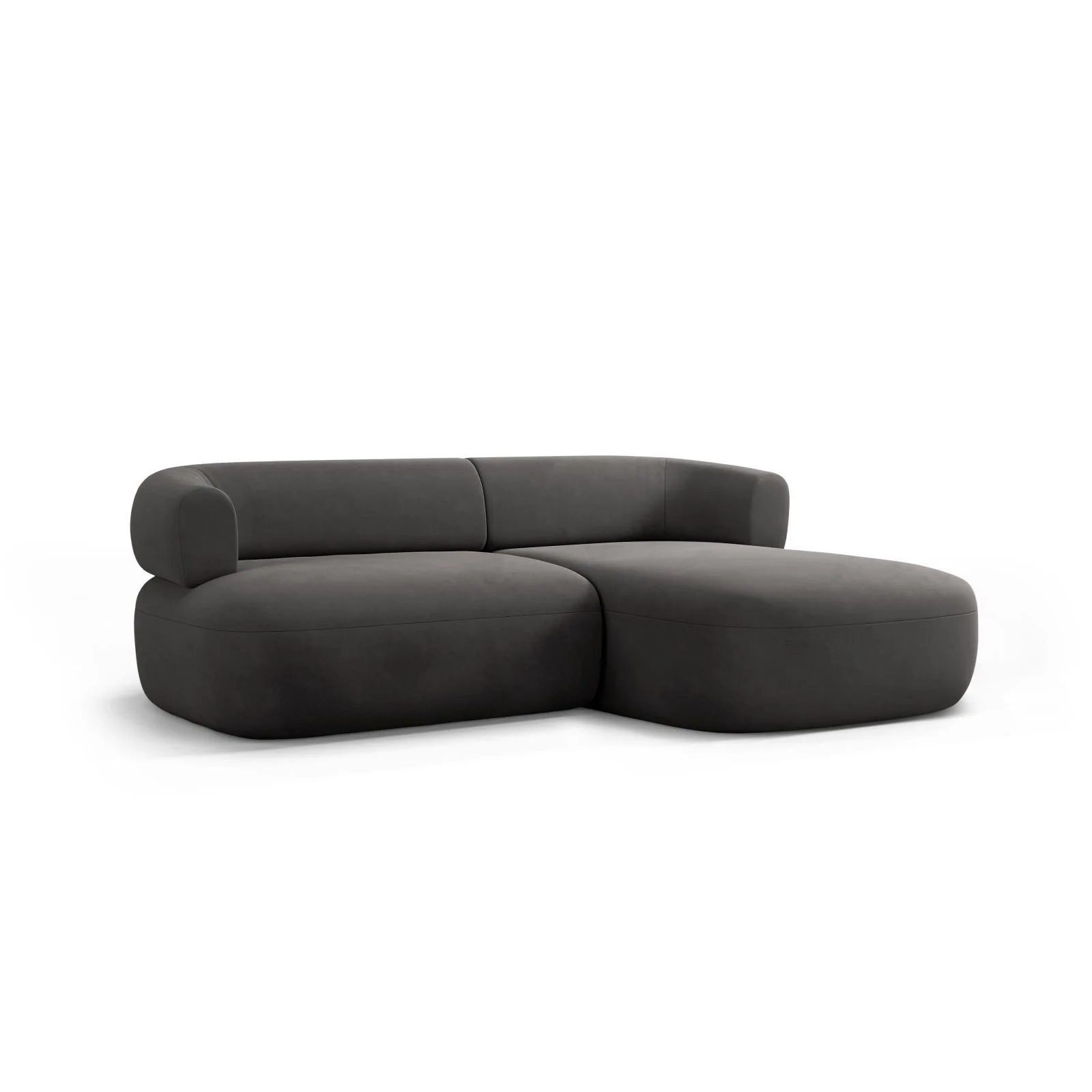 Jenny 5-Sitzer Ecksofa, Rechte Seite, aus Samt, Chenille oder Boucle, 200x145 cm - Image 94