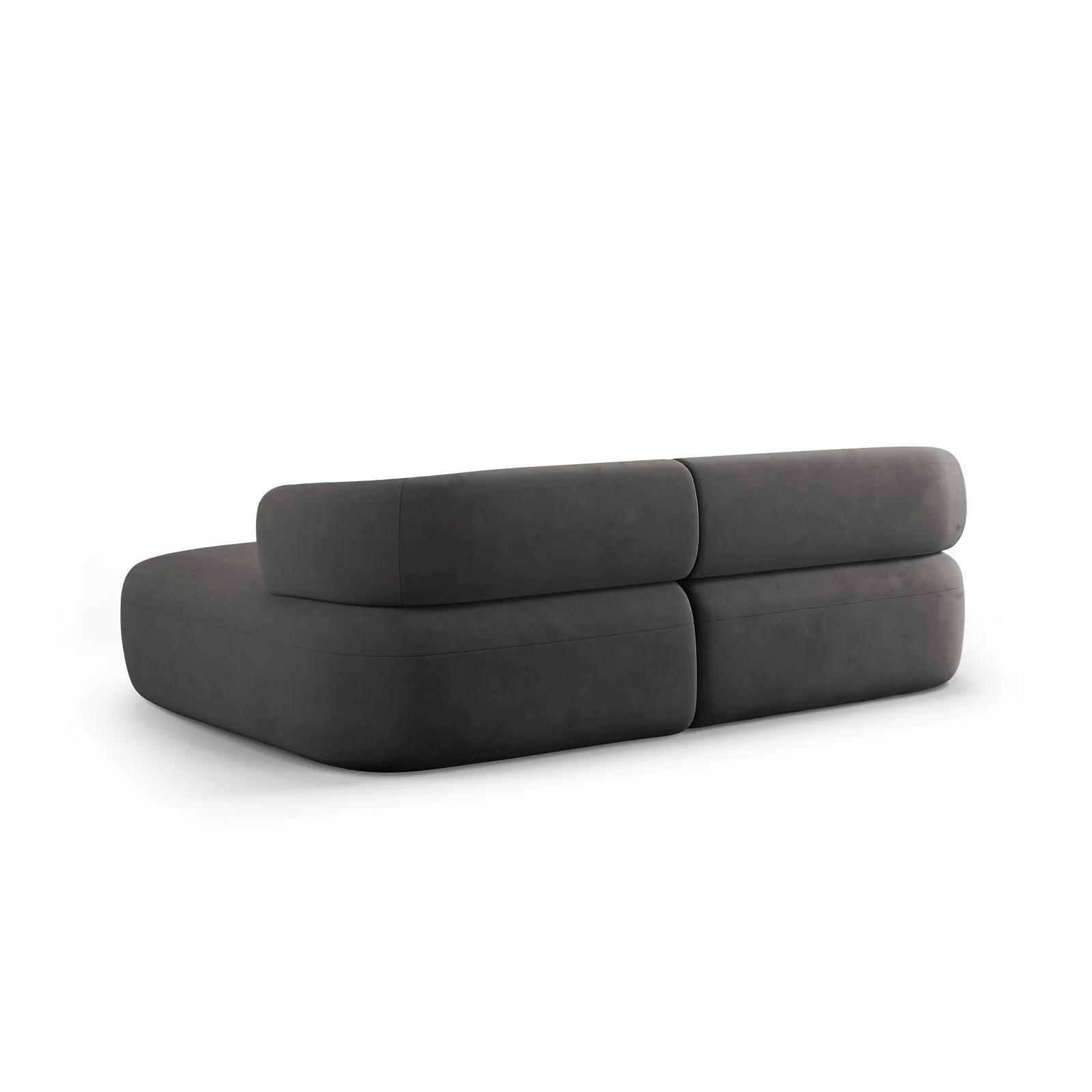 Jenny 5-Sitzer Ecksofa, Rechte Seite, aus Samt, Chenille oder Boucle, 200x145 cm - Image 95