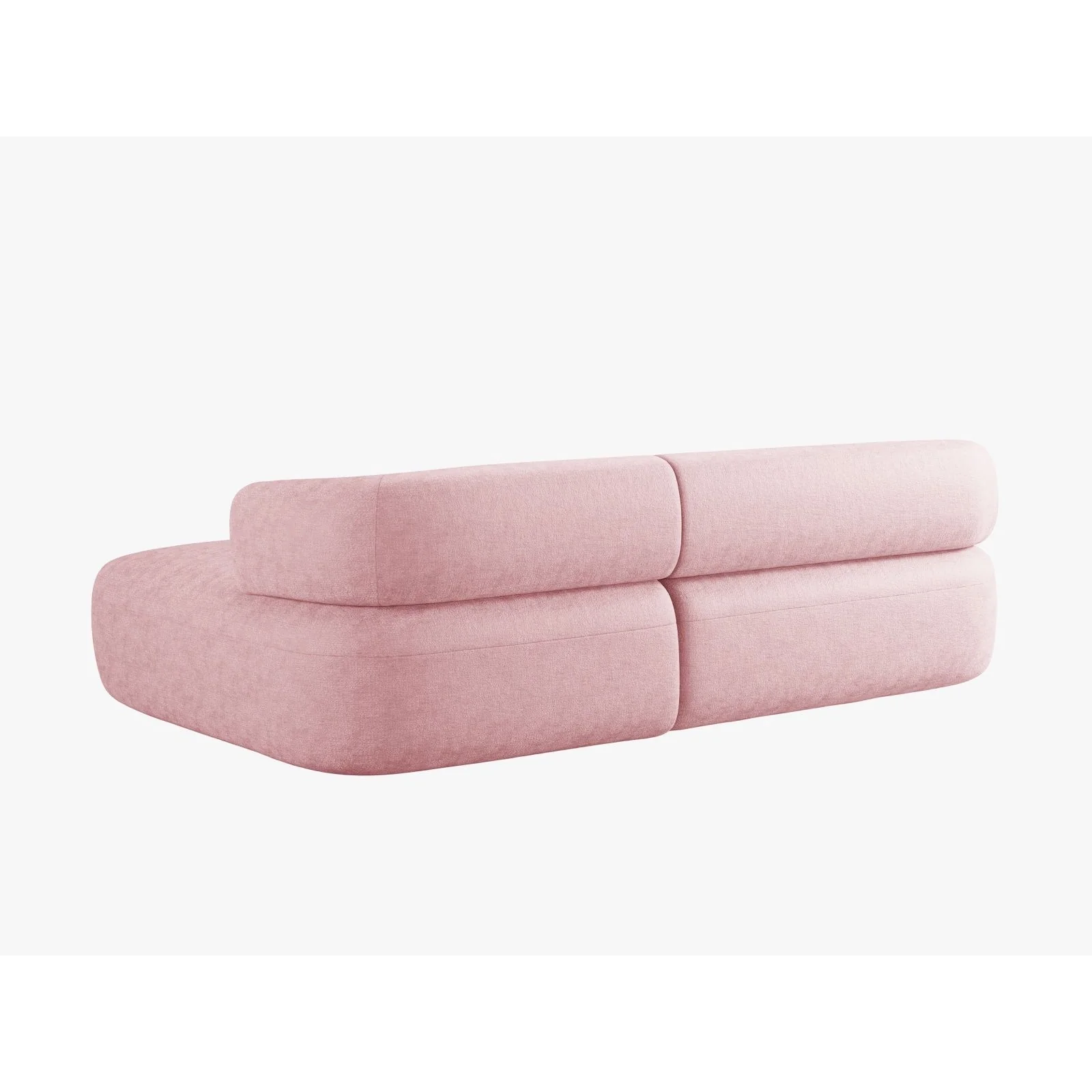 Jenny 5-Sitzer Ecksofa, Rechte Seite, aus Samt, Chenille oder Boucle, 225x145 cm - Image 12
