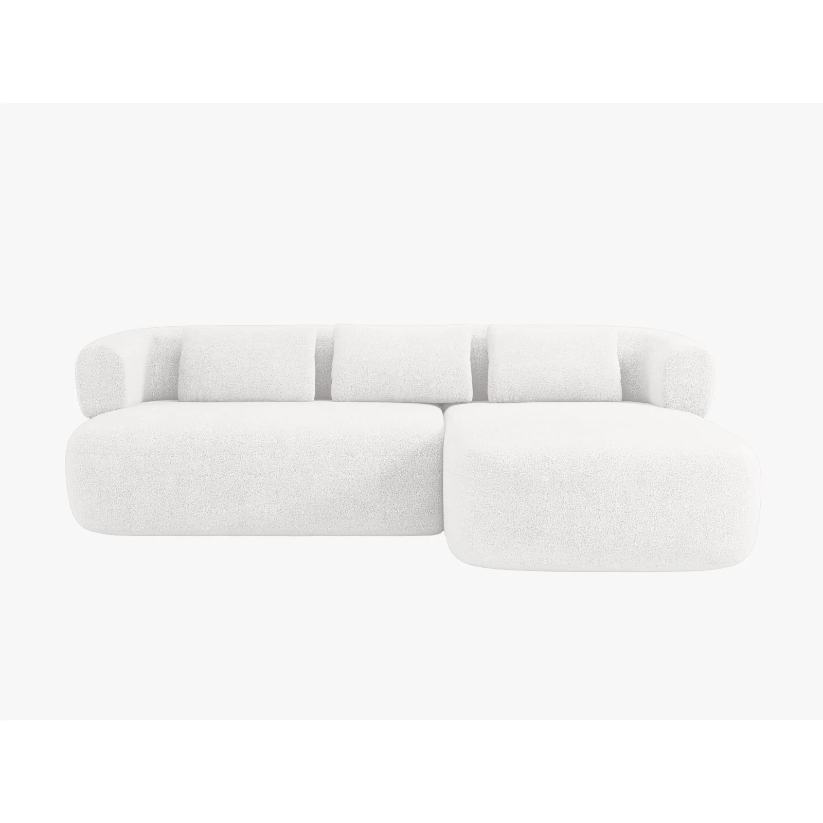 Jenny 5-Sitzer Ecksofa, Rechte Seite, aus Samt, Chenille oder Boucle, 225x145 cm - Image 34