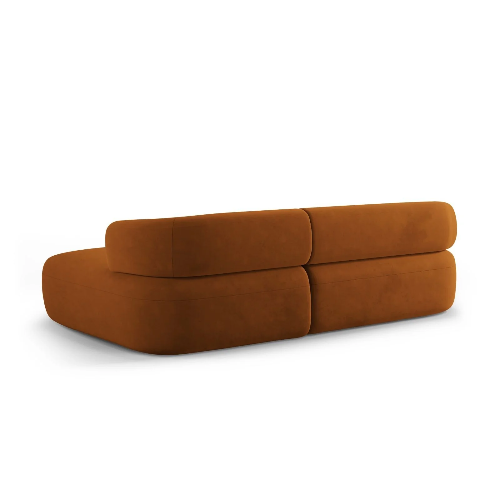 Jenny 5-Sitzer Ecksofa, Rechte Seite, aus Samt, Chenille oder Boucle, 225x145 cm - Image 89