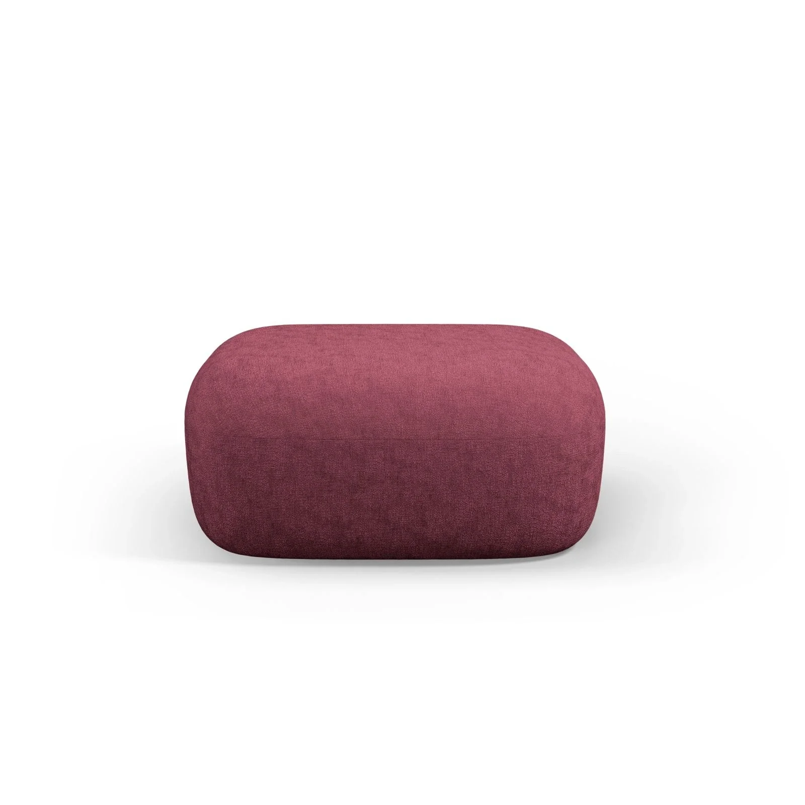 Jenny Pouf mit Bezug aus Samt, Boucle oder Chenille, 90x88 cm - Image 13
