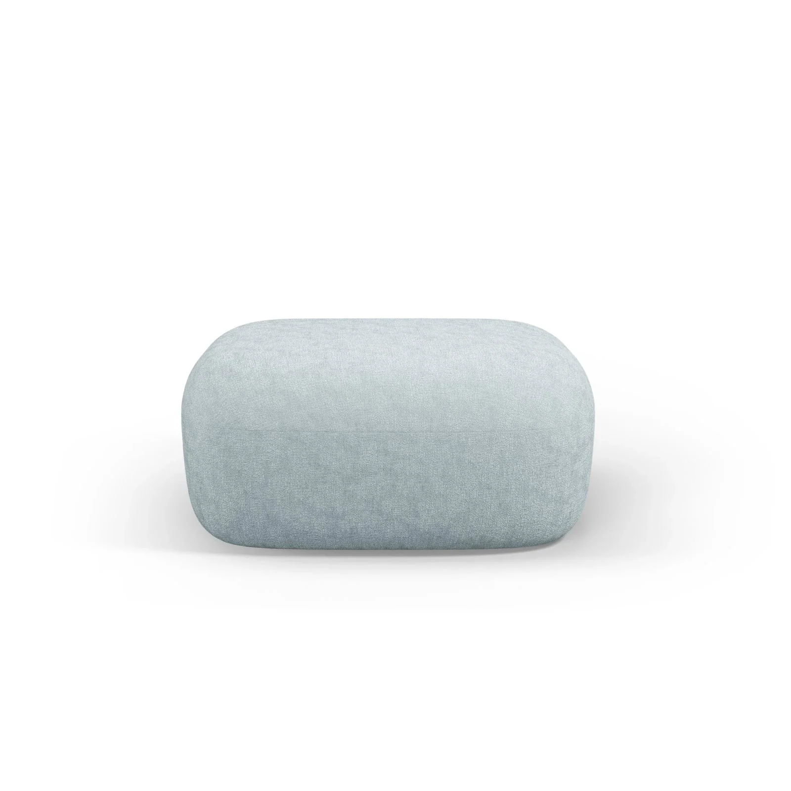 Jenny Pouf mit Bezug aus Samt, Boucle oder Chenille, 90x88 cm - Image 21
