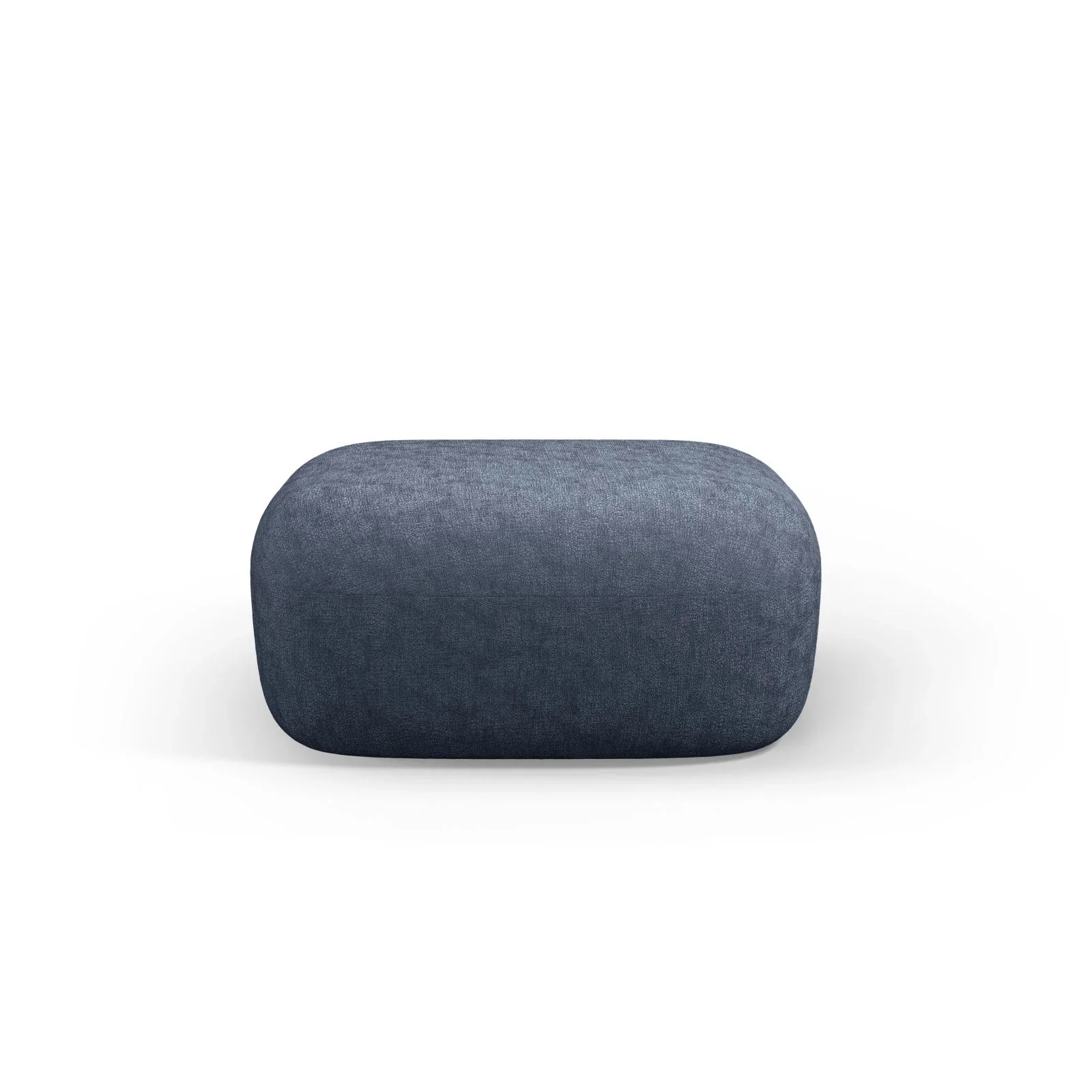 Jenny Pouf mit Bezug aus Samt, Boucle oder Chenille, 90x88 cm - Image 25