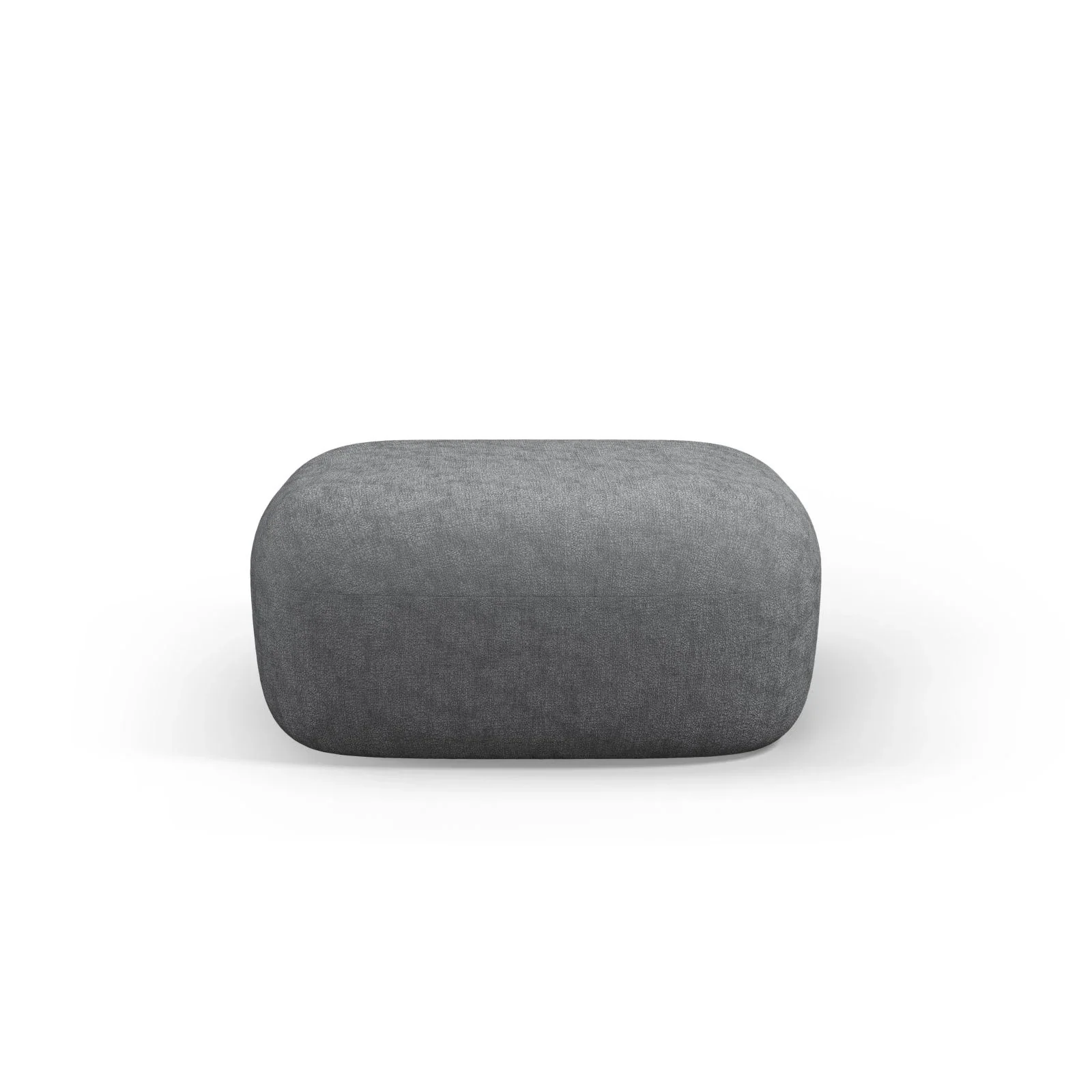 Jenny Pouf mit Bezug aus Samt, Boucle oder Chenille, 90x88 cm - Image 29