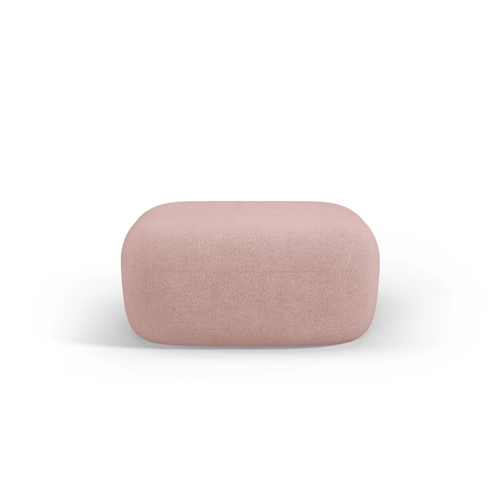 Jenny Pouf mit Bezug aus Samt, Boucle oder Chenille, 90x88 cm - Image 37