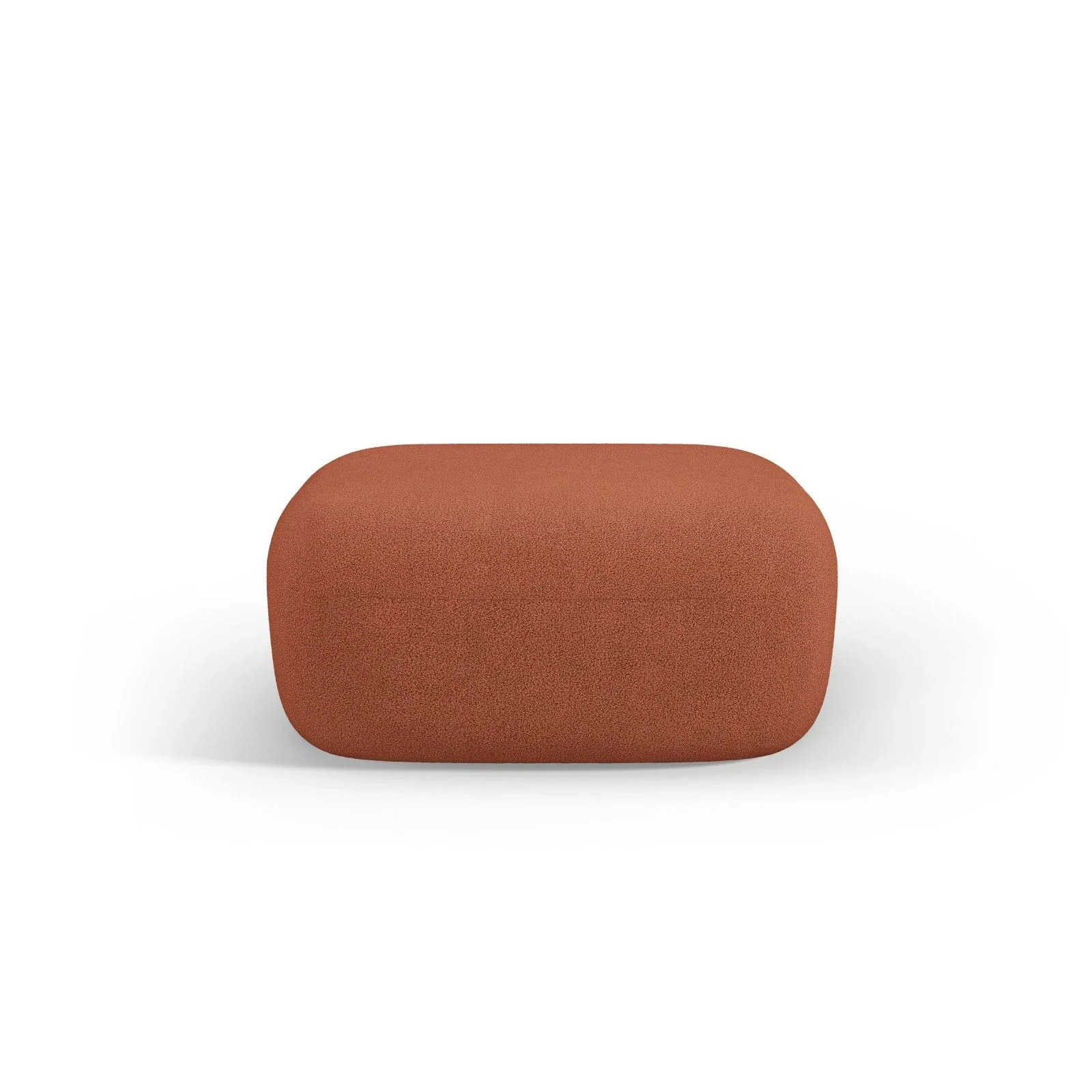Jenny Pouf mit Bezug aus Samt, Boucle oder Chenille, 90x88 cm - Image 41