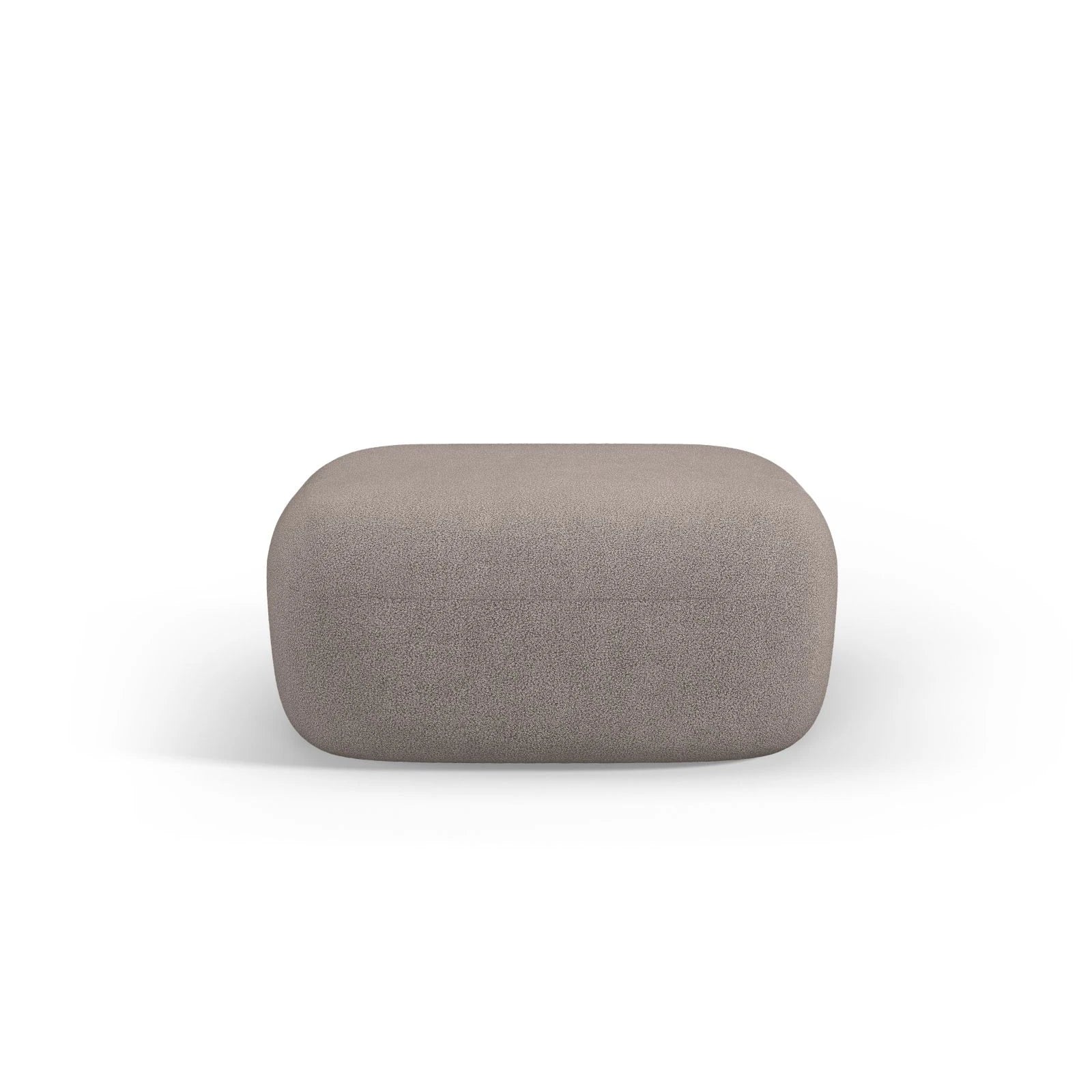 Jenny Pouf mit Bezug aus Samt, Boucle oder Chenille, 90x88 cm - Image 45