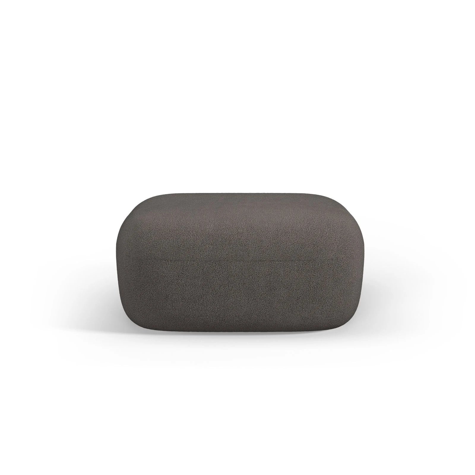 Jenny Pouf mit Bezug aus Samt, Boucle oder Chenille, 90x88 cm - Image 61
