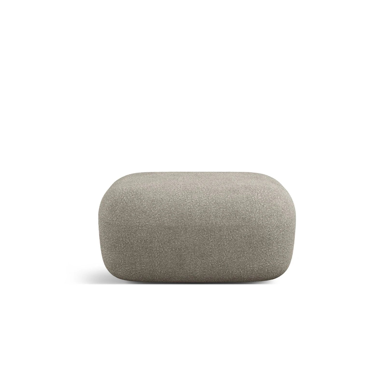 Jenny Pouf mit Bezug aus Samt, Boucle oder Chenille, 90x88 cm - Image 75