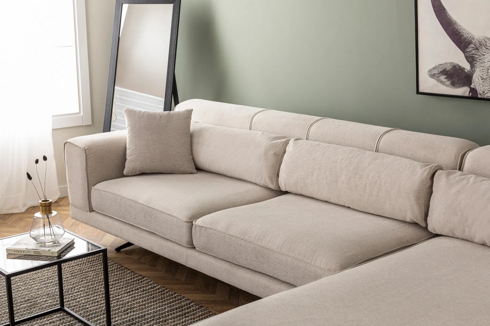 Jivago Ecksofa, Rechte Seite, 308x198 cm - Image 15