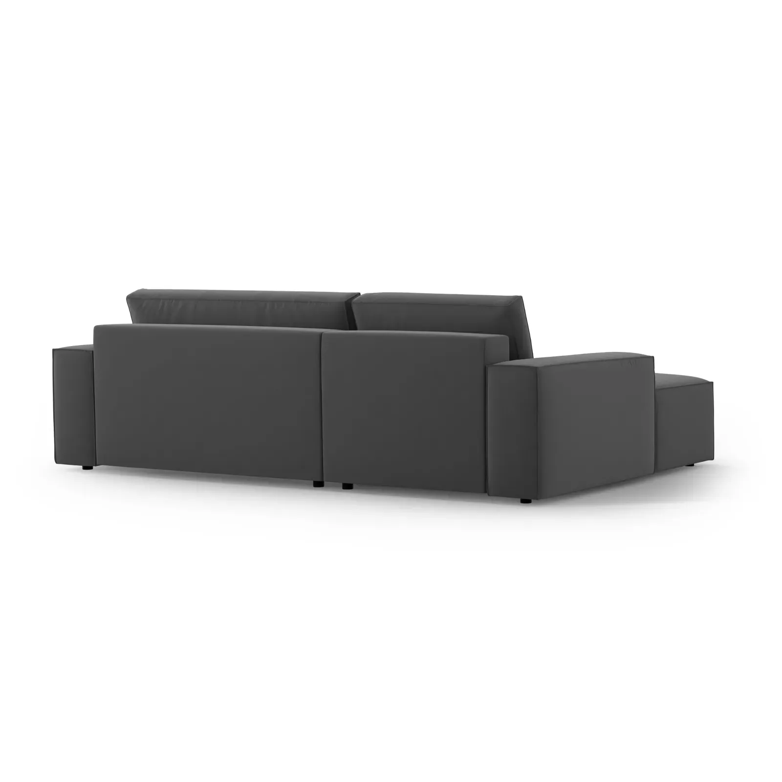 Jodie 3-Sitzer Ecksofa Links mit Schlaffunktion und Bettkasten mit Bezug aus Samt, Strukturstoff oder Boucle, 246x151 cm - Image 104