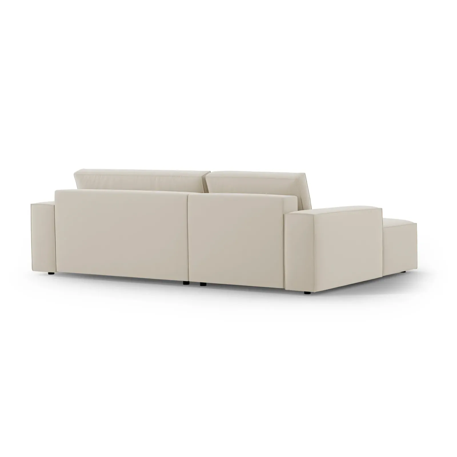 Jodie 3-Sitzer Ecksofa Links mit Schlaffunktion und Bettkasten mit Bezug aus Samt, Strukturstoff oder Boucle, 246x151 cm - Image 122