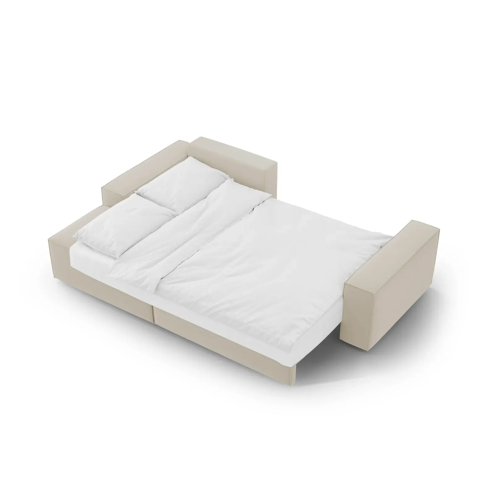 Jodie 3-Sitzer Ecksofa Links mit Schlaffunktion und Bettkasten mit Bezug aus Samt, Strukturstoff oder Boucle, 246x151 cm - Image 124